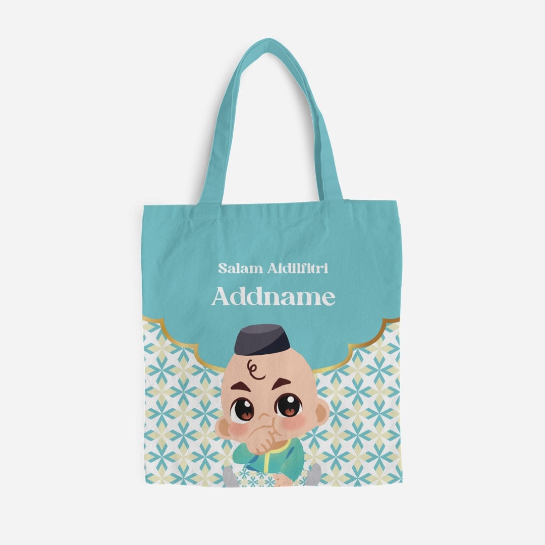 Seindah Lebaran Full Print Canvas Bag - Achu