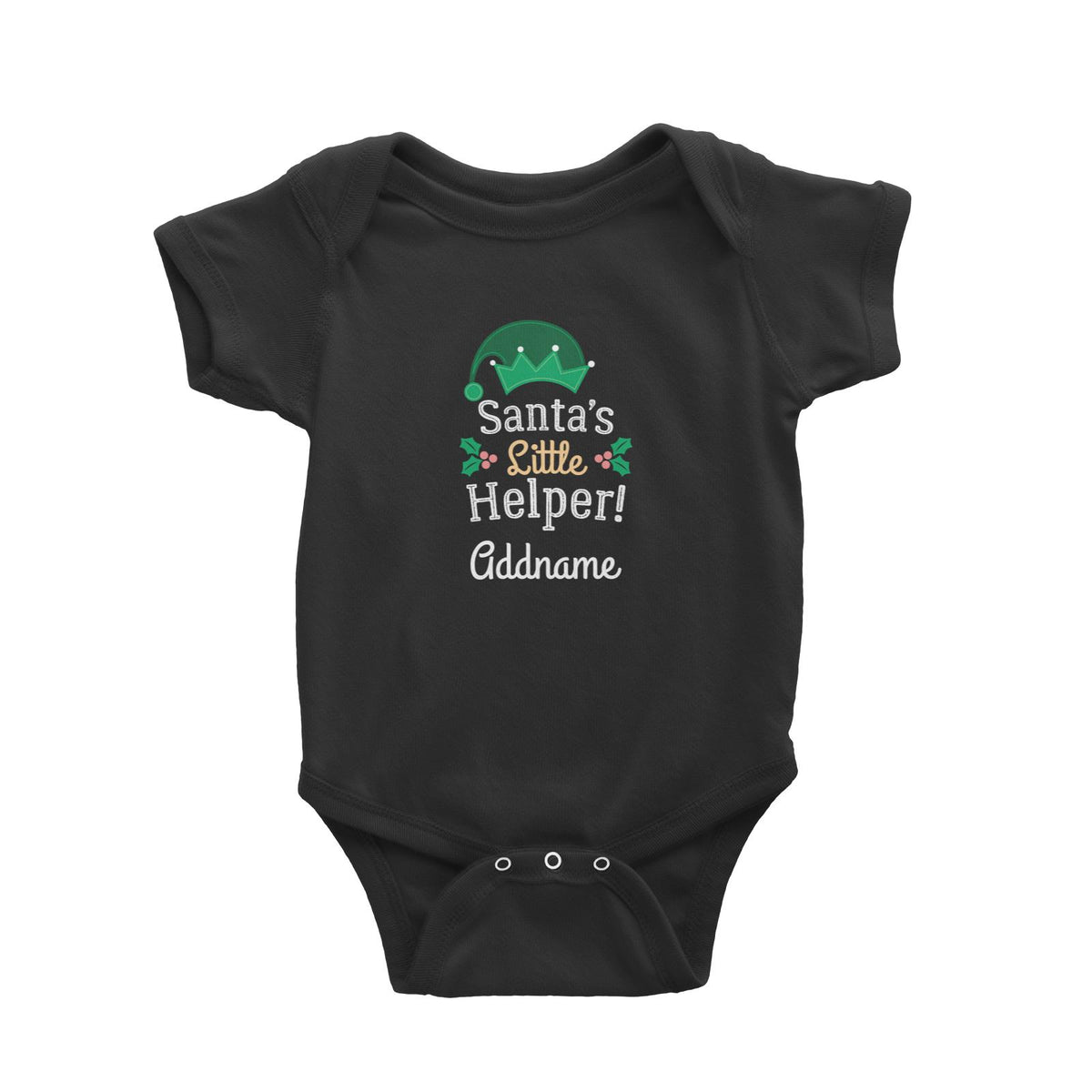 Christmas Series Santa's Little Helper Baby Romper