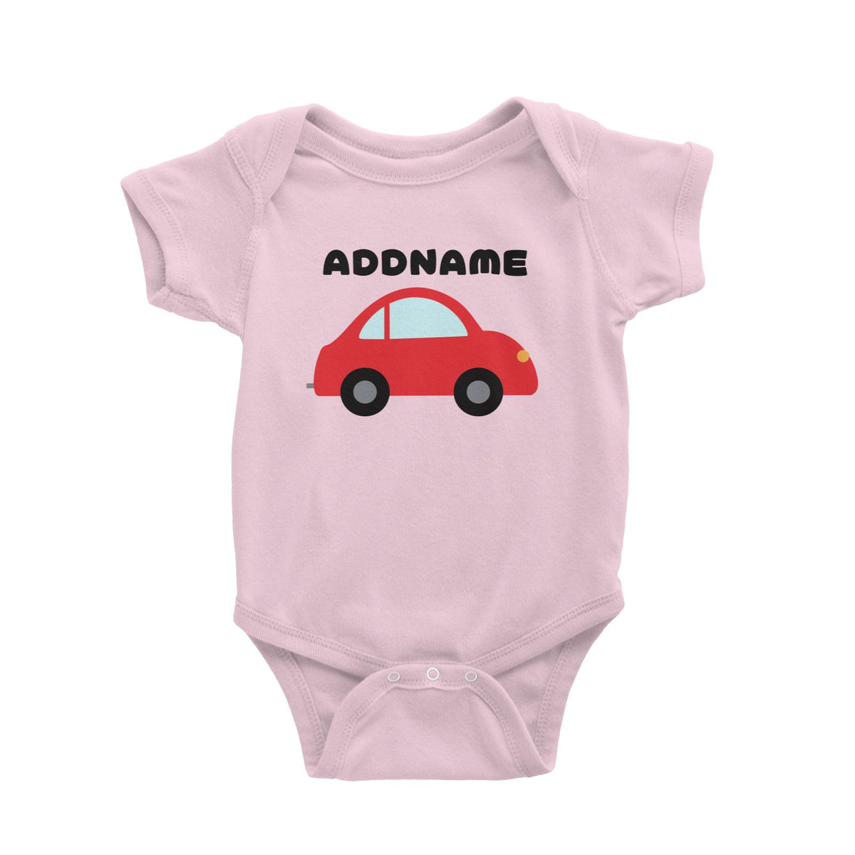 Transportation Car Addname Baby Romper