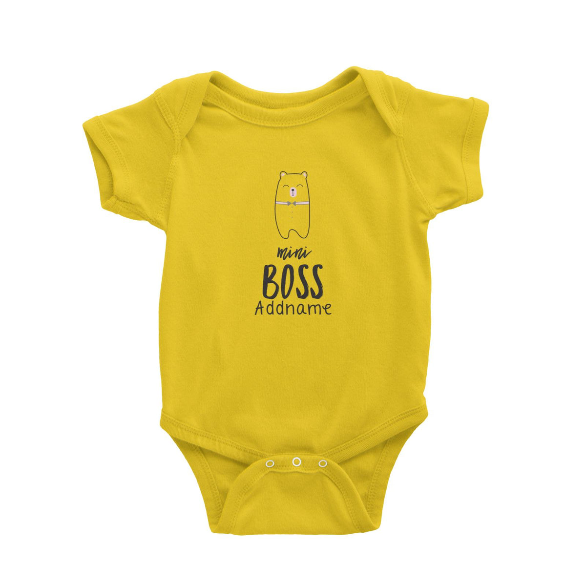 Cute Animals and Friends Series 2 Bear Mini Boss Addname Baby Romper