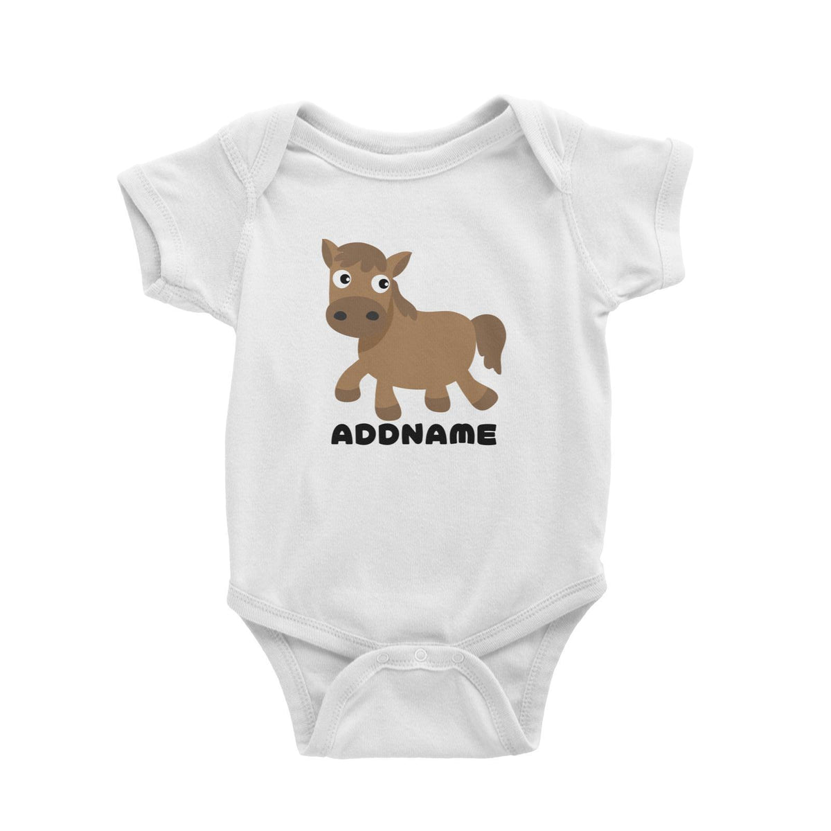 Farm Horse Addname Baby Romper
