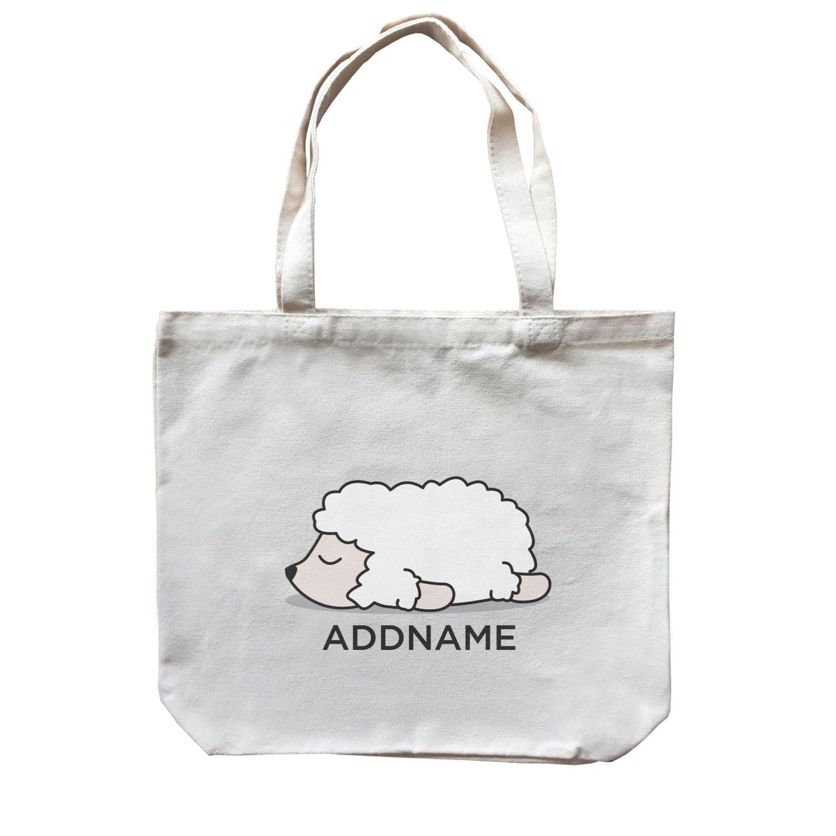 Lazy Sheep Addname Canvas Bag