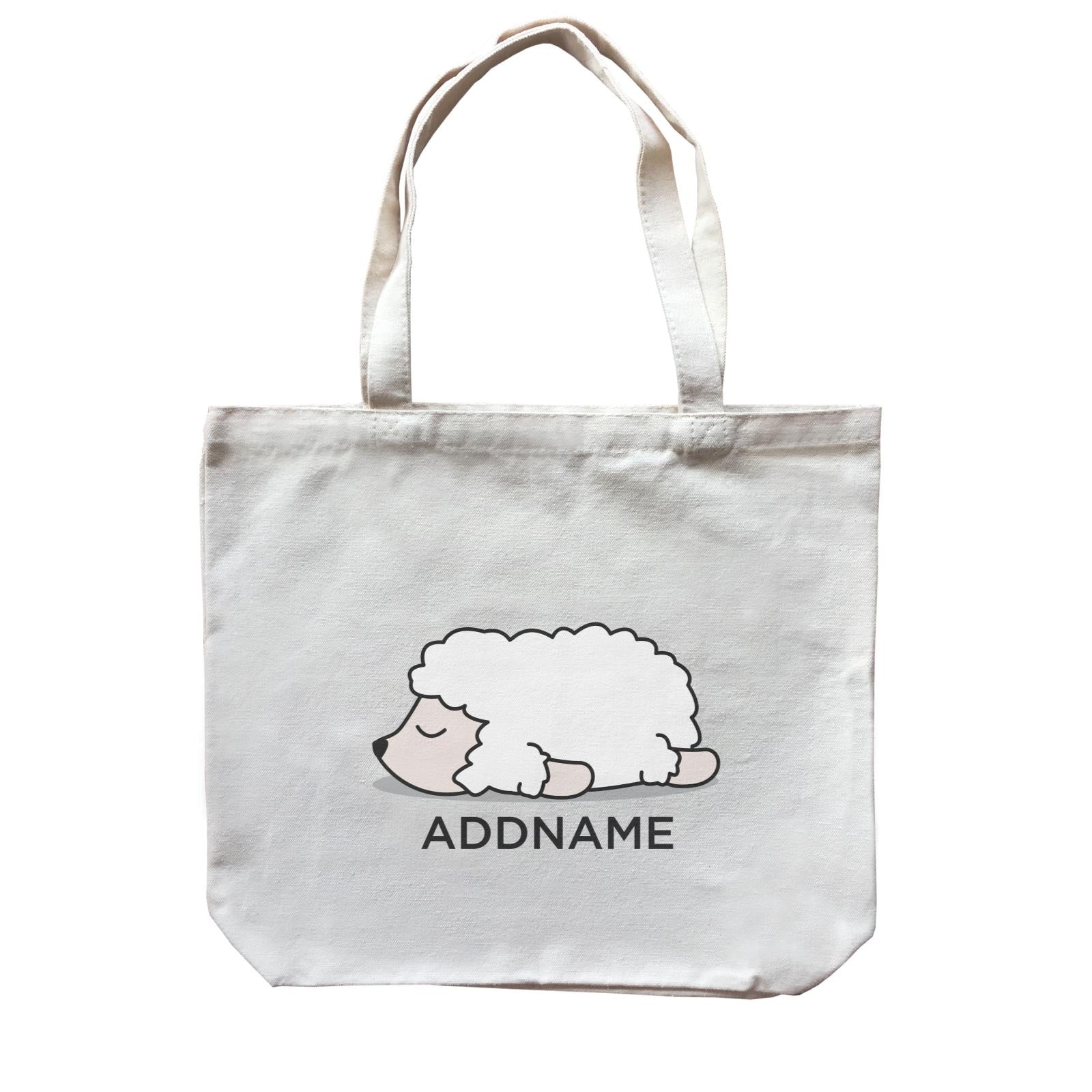 Lazy Sheep Addname Canvas Bag