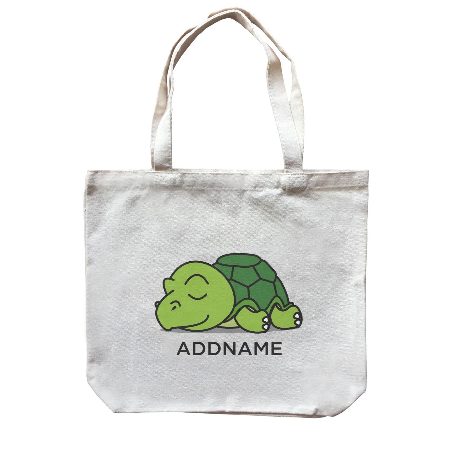 Lazy Tortoise Addname Canvas Bag