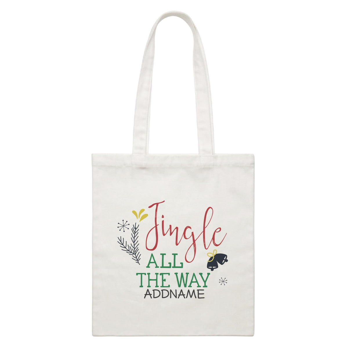 Xmas Jingle All The Way Canvas Bag