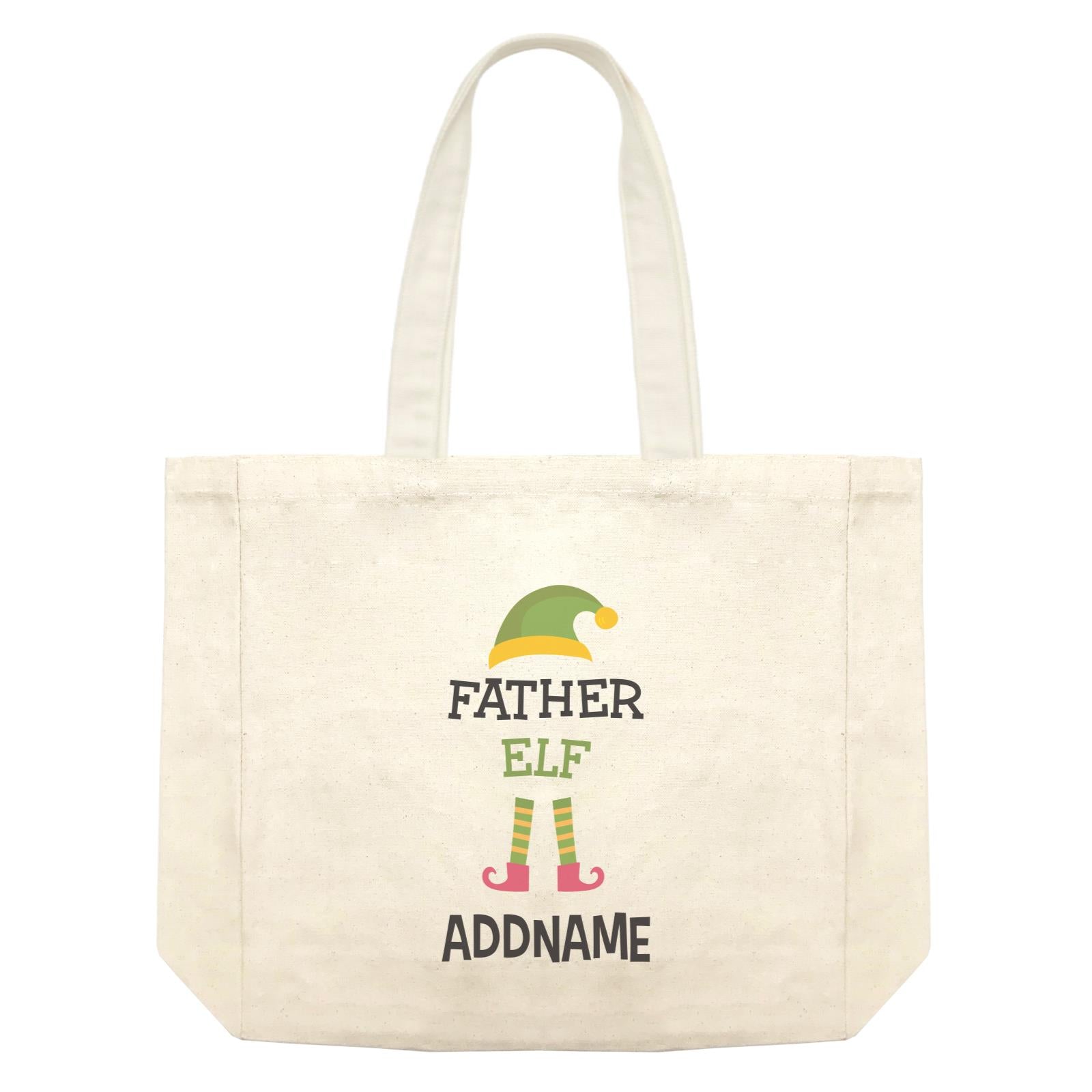Christmas Series Father Elf Shopping Bag