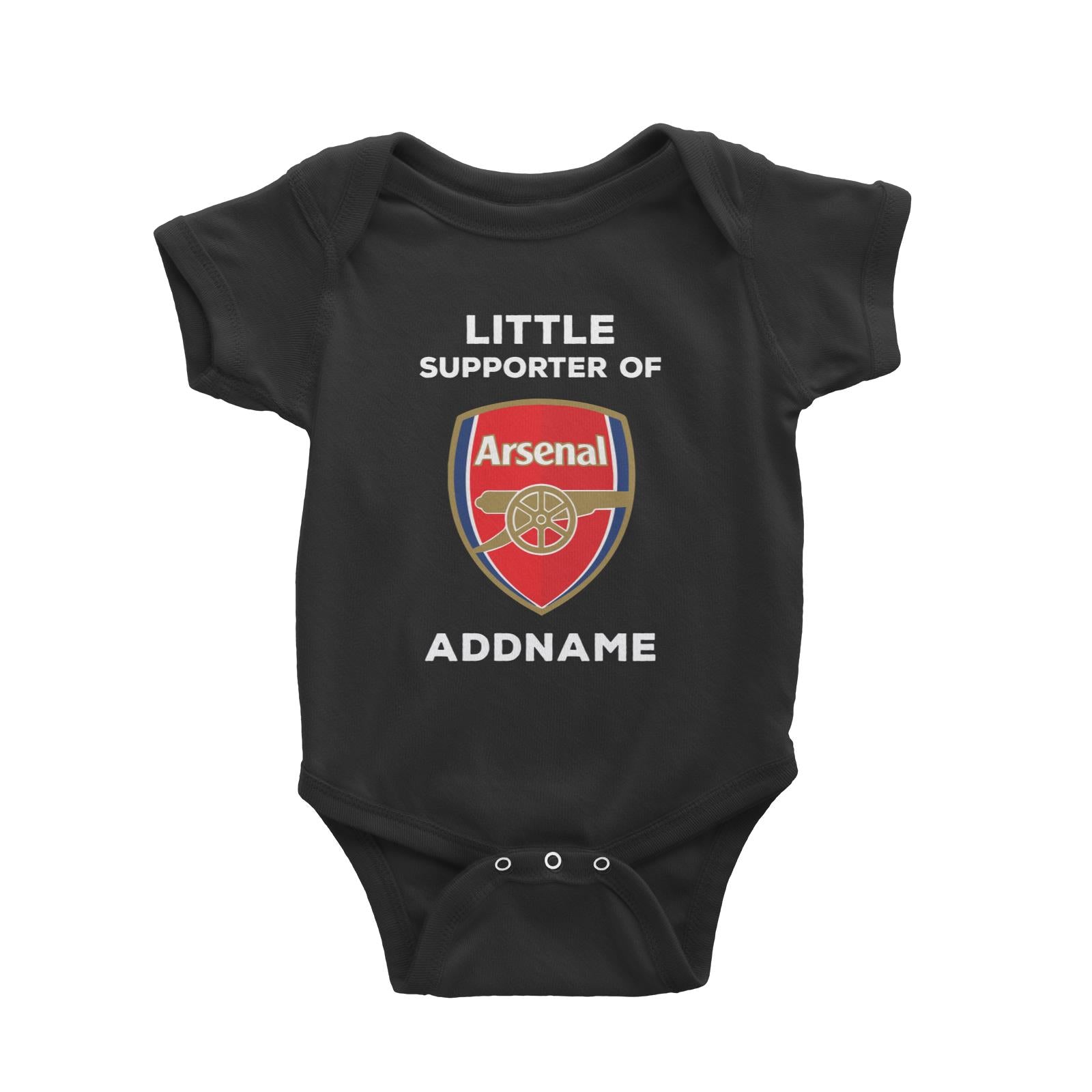 Arsenal FC Little Supporter Personalizable with Name Baby Romper