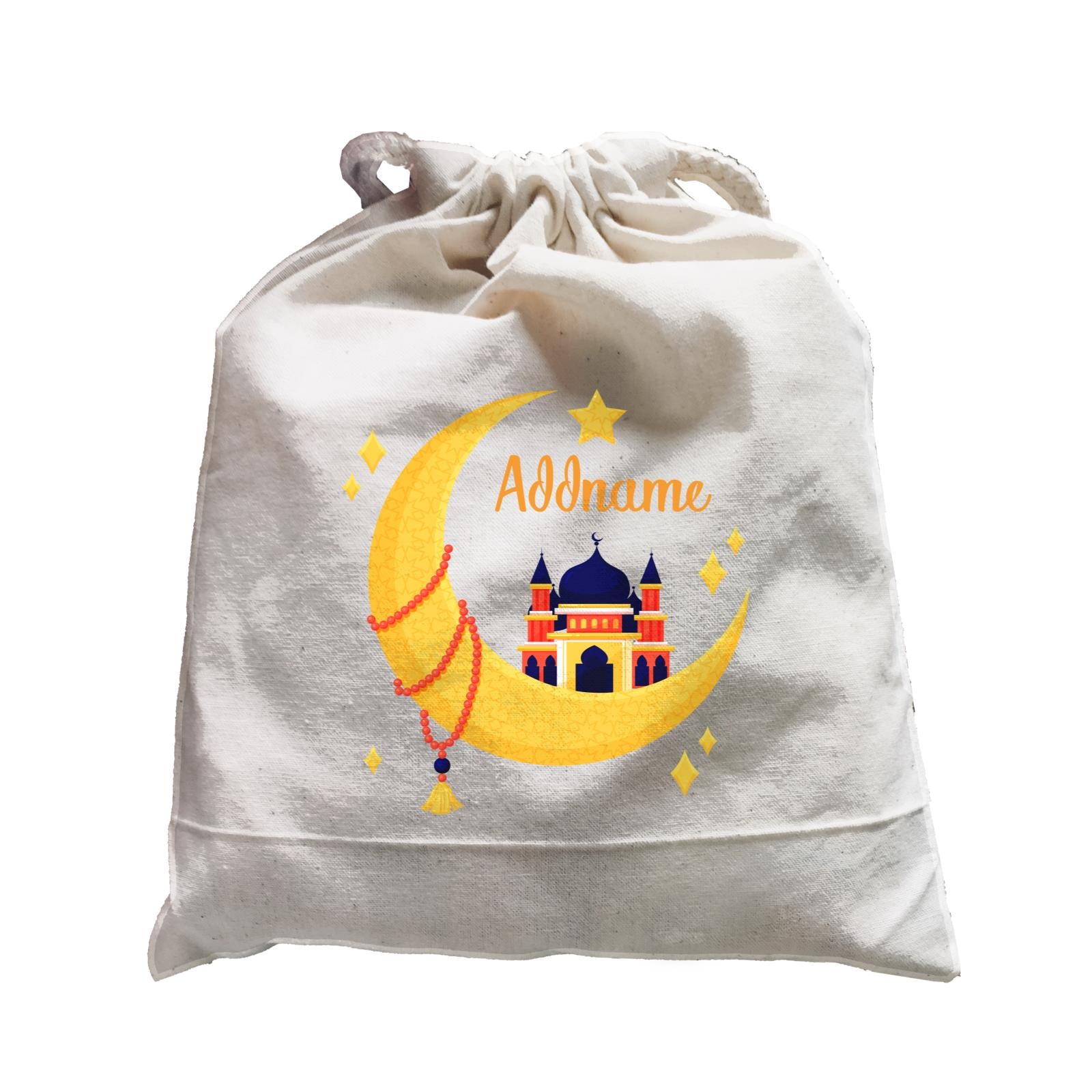 Raya Moon Islamic Moon Star And Mosque Addname Accessories Satchel