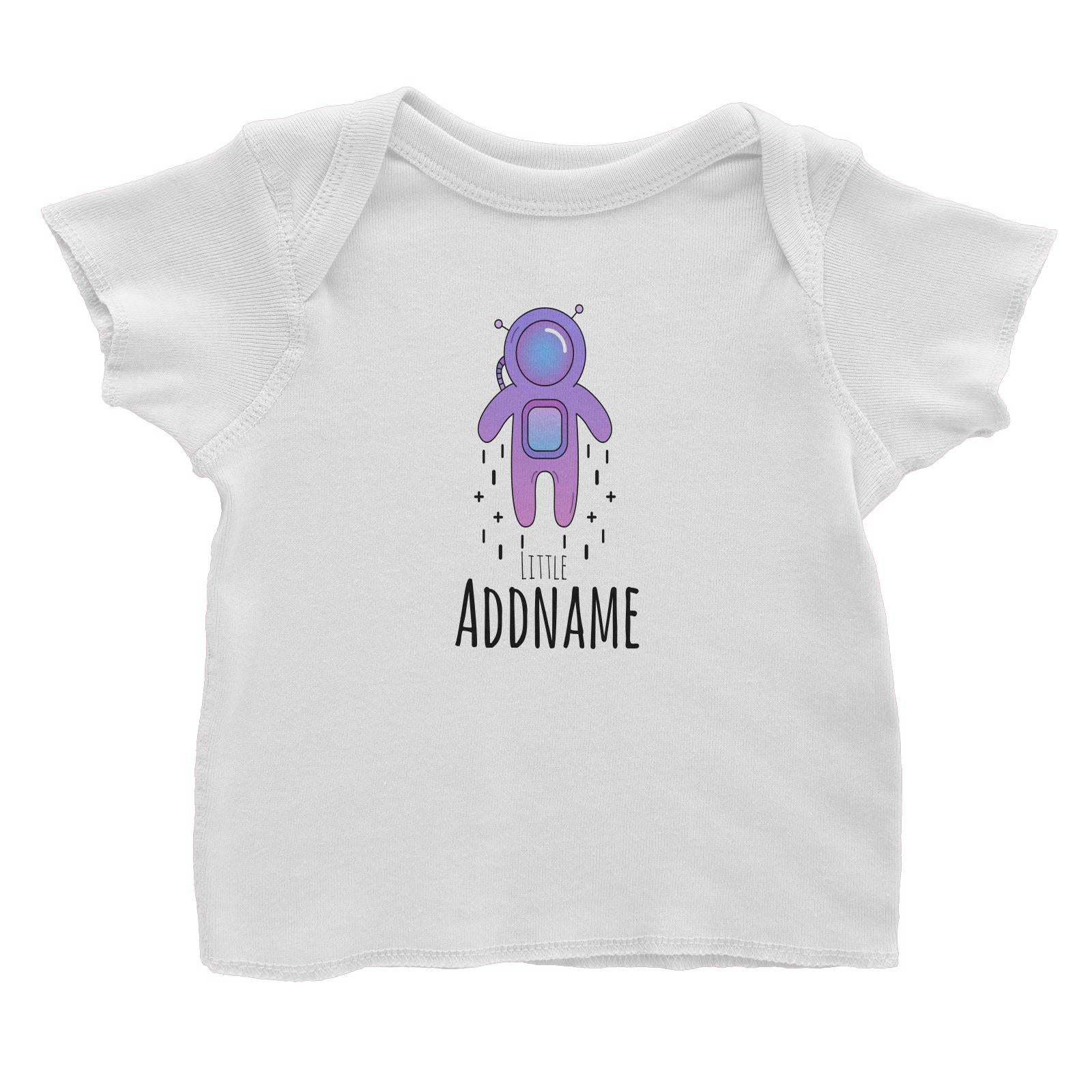 Drawn Newborn Element Space Guy Addname Baby T-Shirt