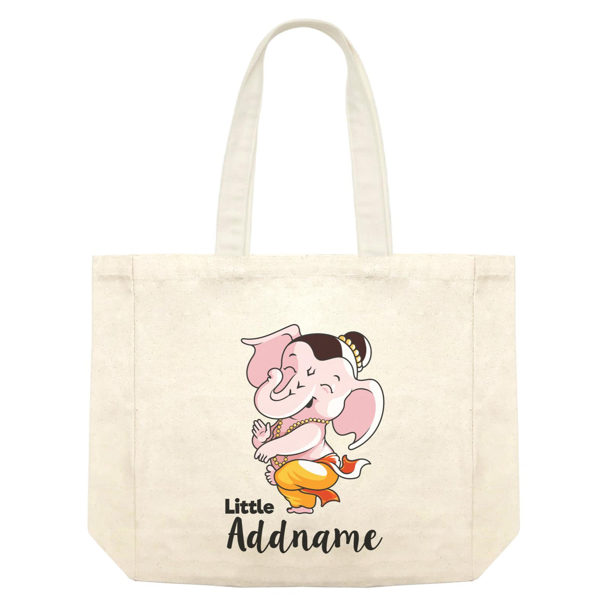 Cute Dancing Ganesha Little Addname Shopping Bag