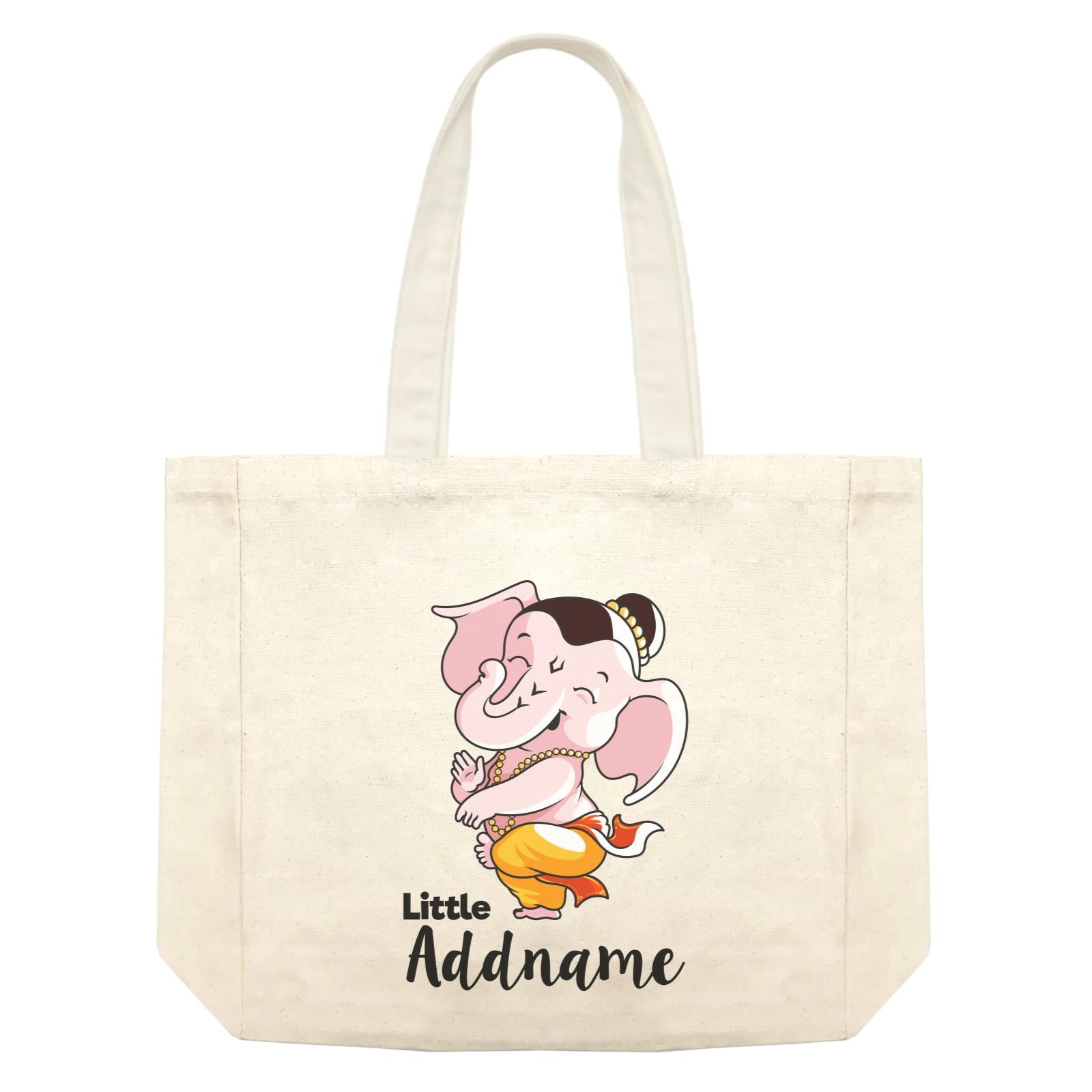 Cute Dancing Ganesha Little Addname Shopping Bag