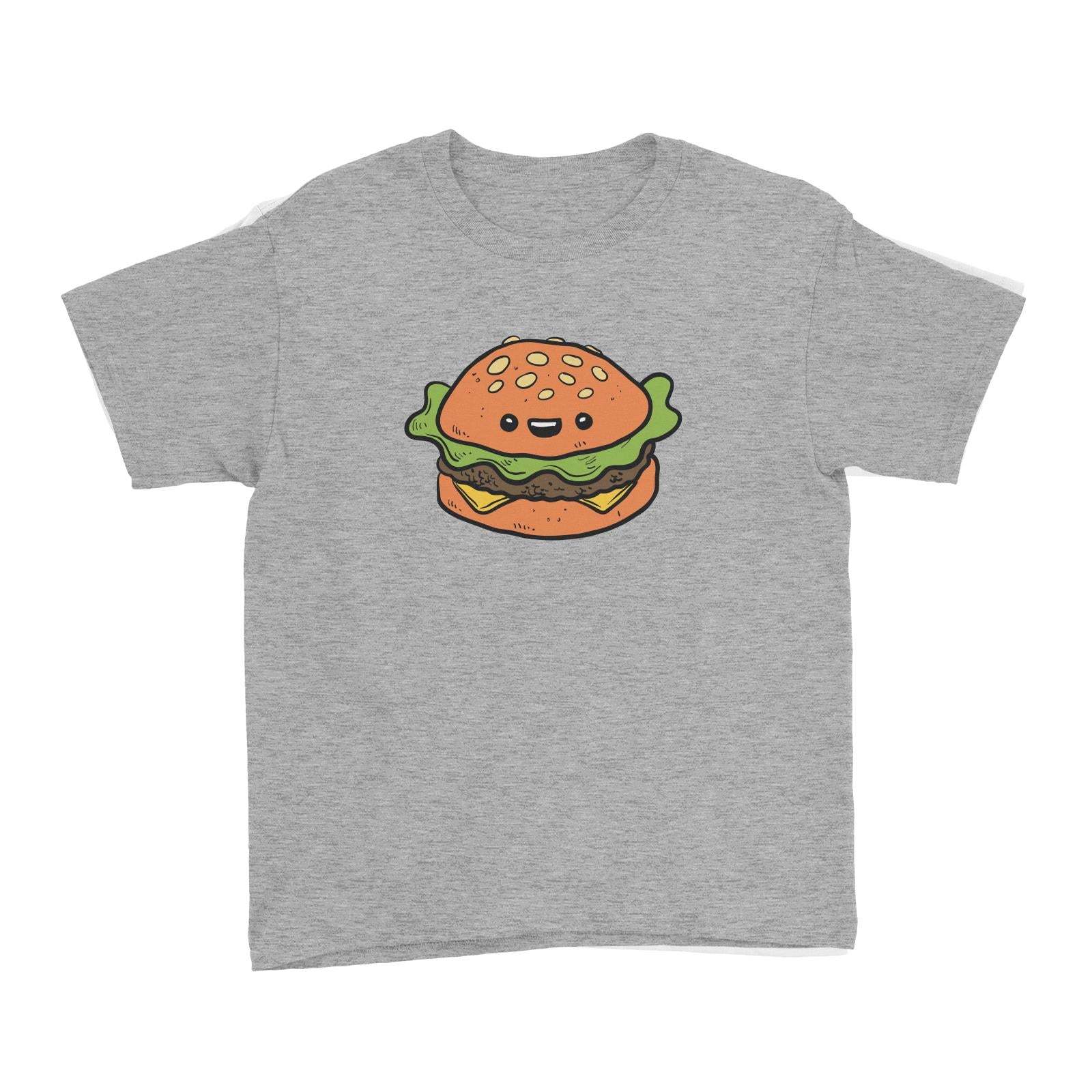 Fast Food Burger Kid's T-Shirt  Matching Family Comic Cartoon