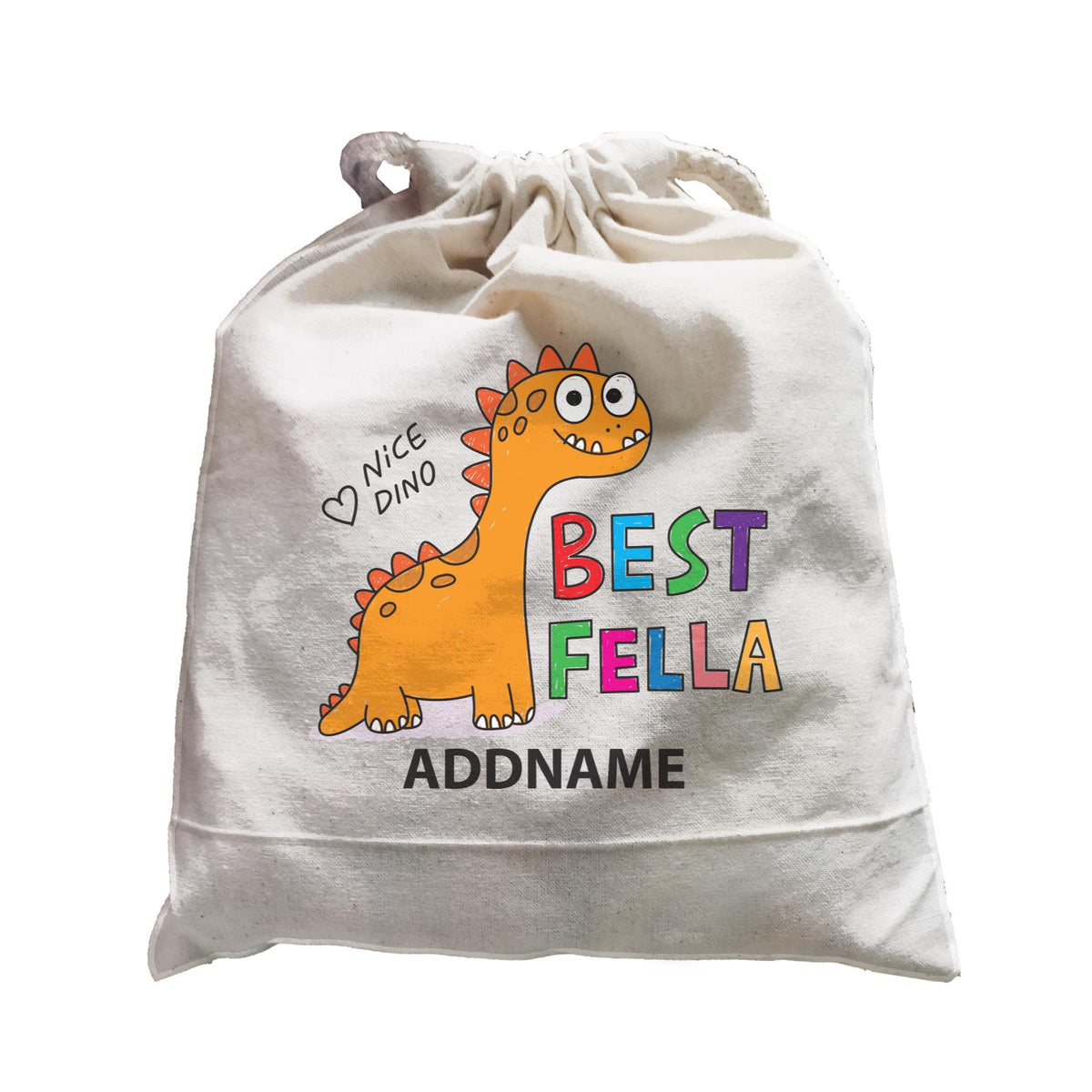 Cool Cute Dinosaur Best Fella Nice Dino Addname Satchel