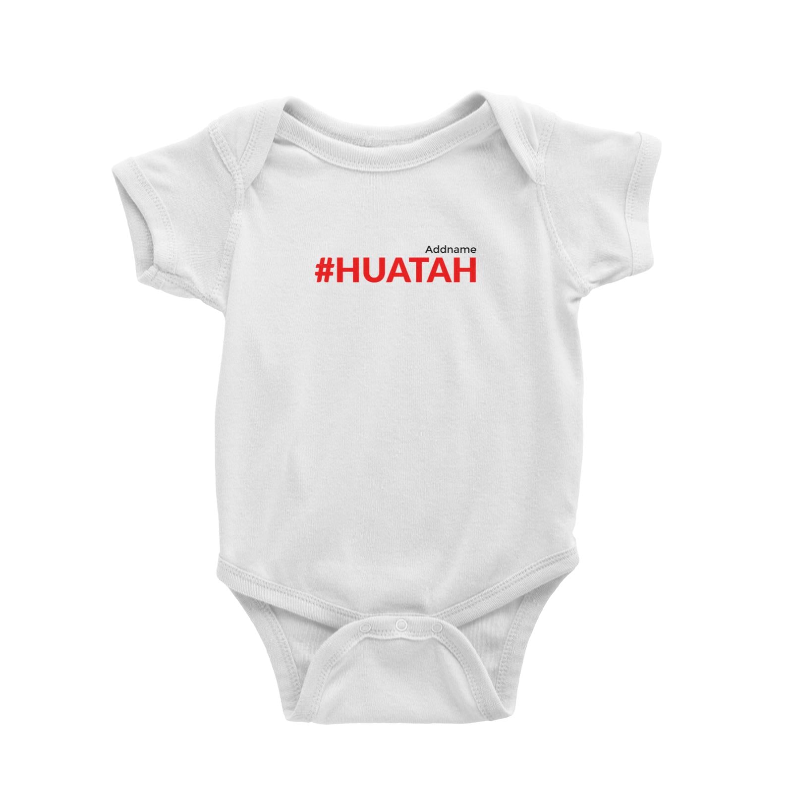 Chinese New Year Hashtag Huatah Baby Romper  Personalizable Designs Funny