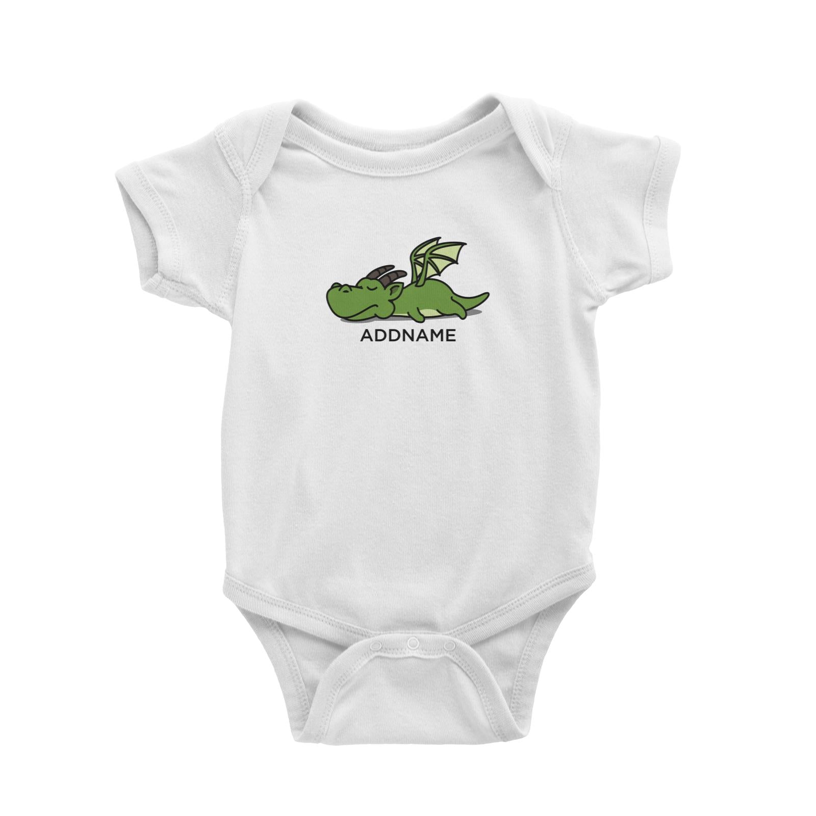 Lazy Dragon Addname Baby Romper  (FLASH DEAL)