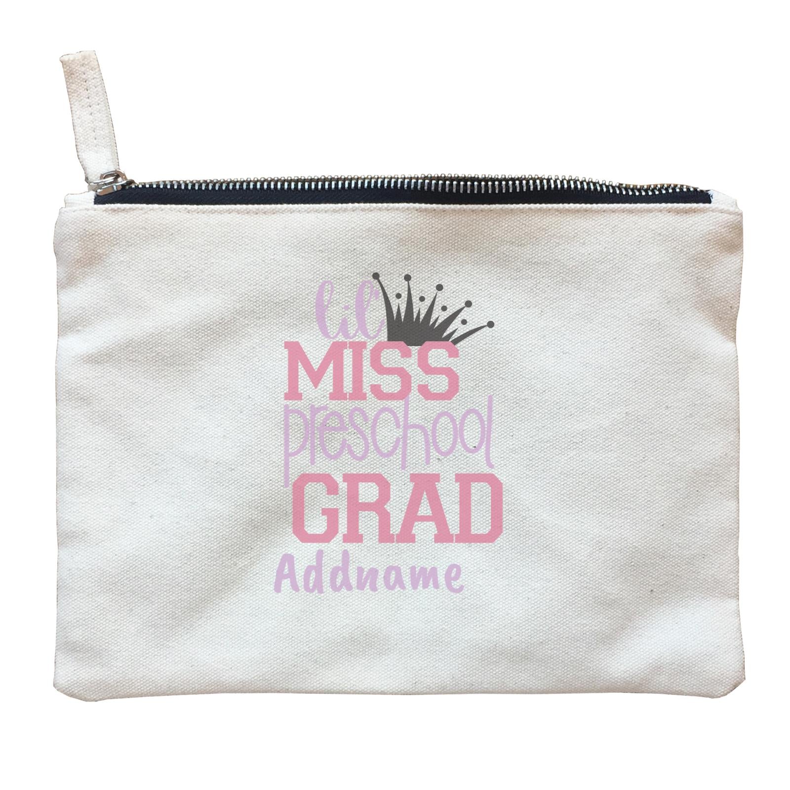 Graduation Series lil Miss Preschool Grad Zipper Pouch
