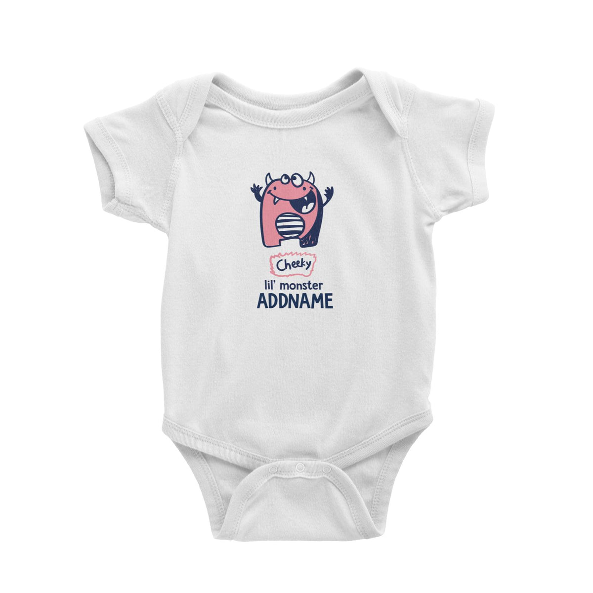 Cool Vibrant Series Cheeky Lil' Monster Addname Baby Romper [SALE]
