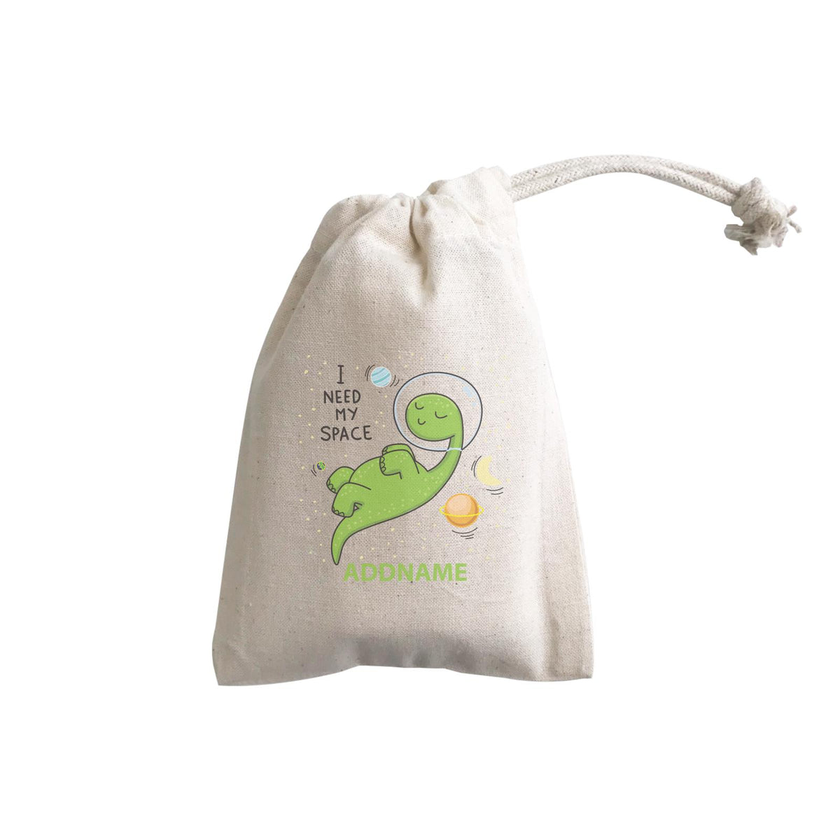 Cool Cute Dinosaur I Need My Space Addname GP Gift Pouch