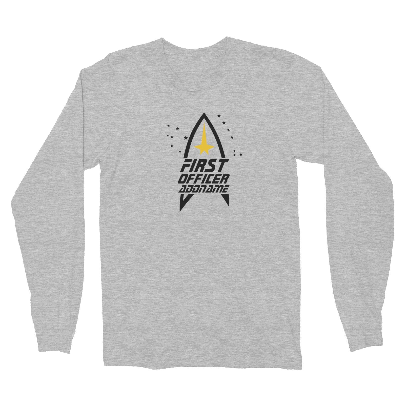 Star Trek First Officer Long Sleeve Unisex T-Shirt