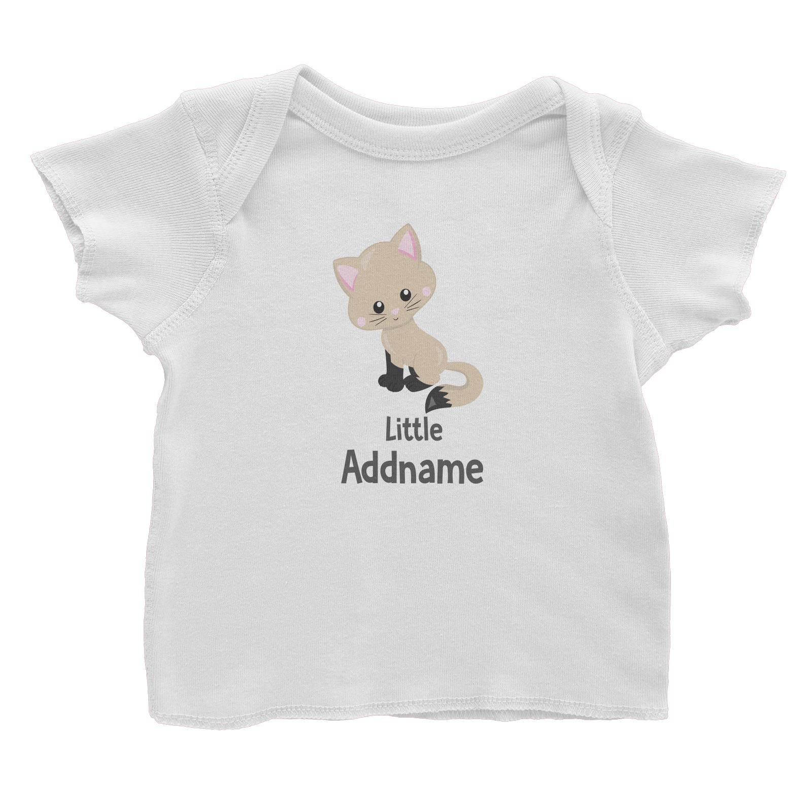 Adorable Cats Light Brown Cat with Black Legs Little Addname Baby T-Shirt