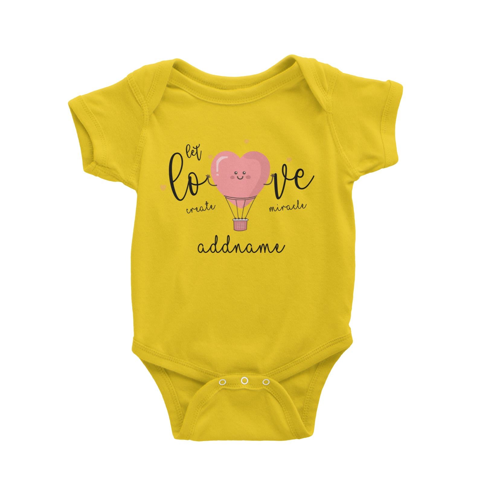 Let Love Create Miracle Baby Romper
