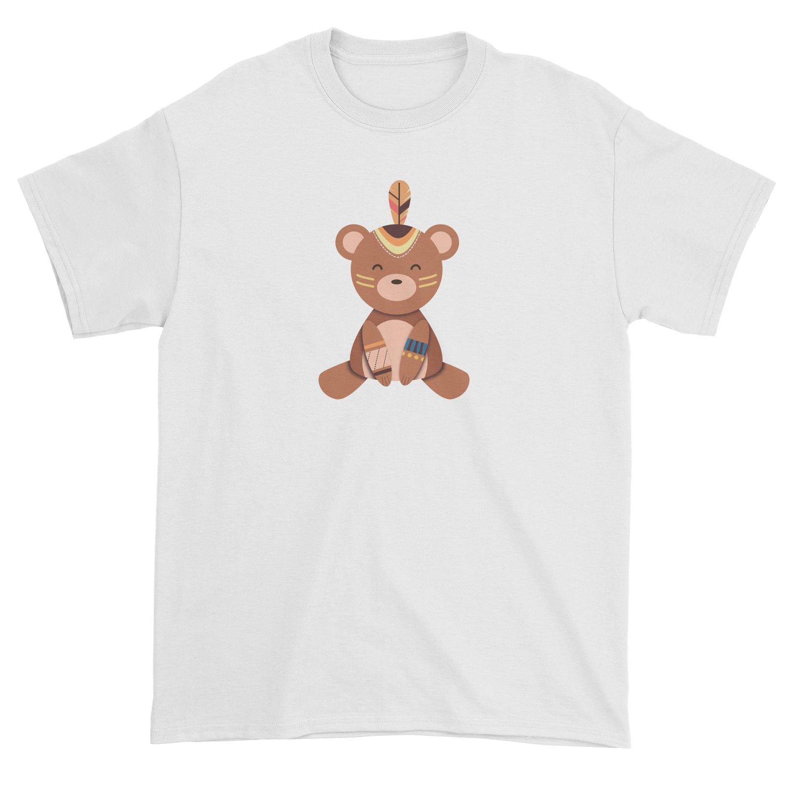 Animal Tribal Bear Addname Unisex T-Shirt