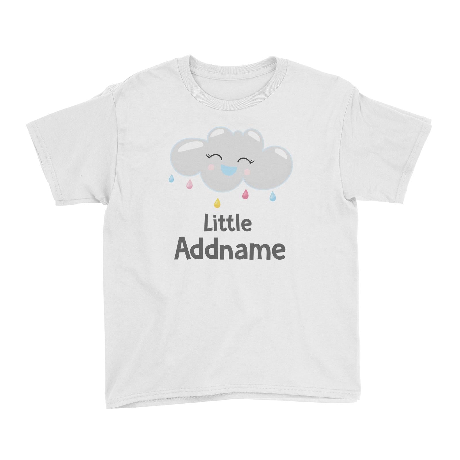 Spring Colourful Cloud Little Addname Kid's T-Shirt