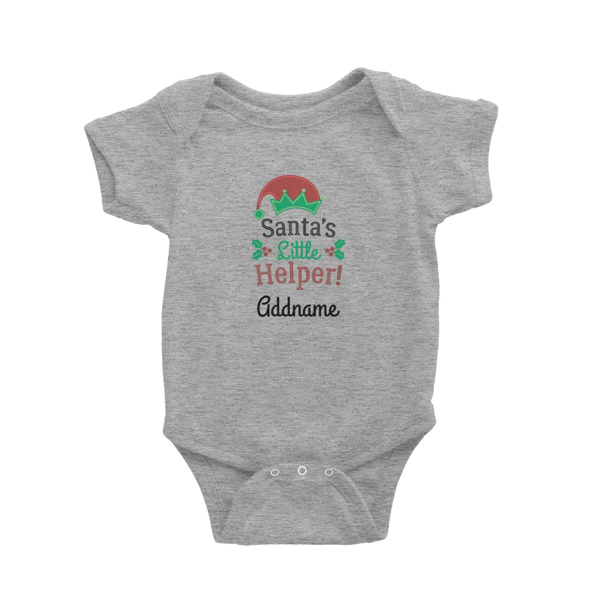 Christmas Series Santa's Little Helper Baby Romper