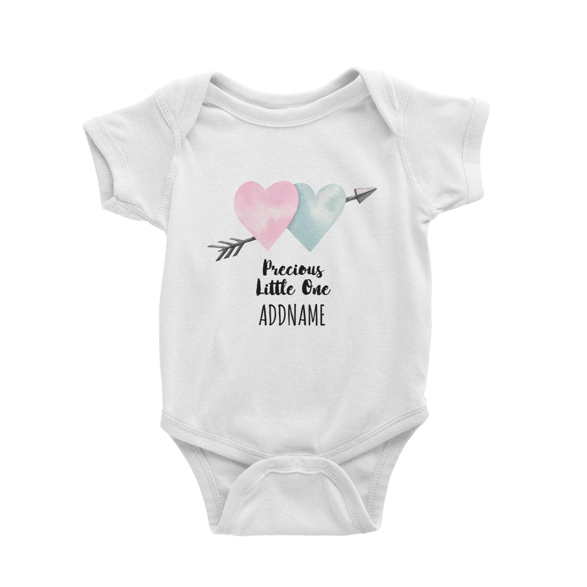 Love Precious Little One Newborn White White Baby Romper
