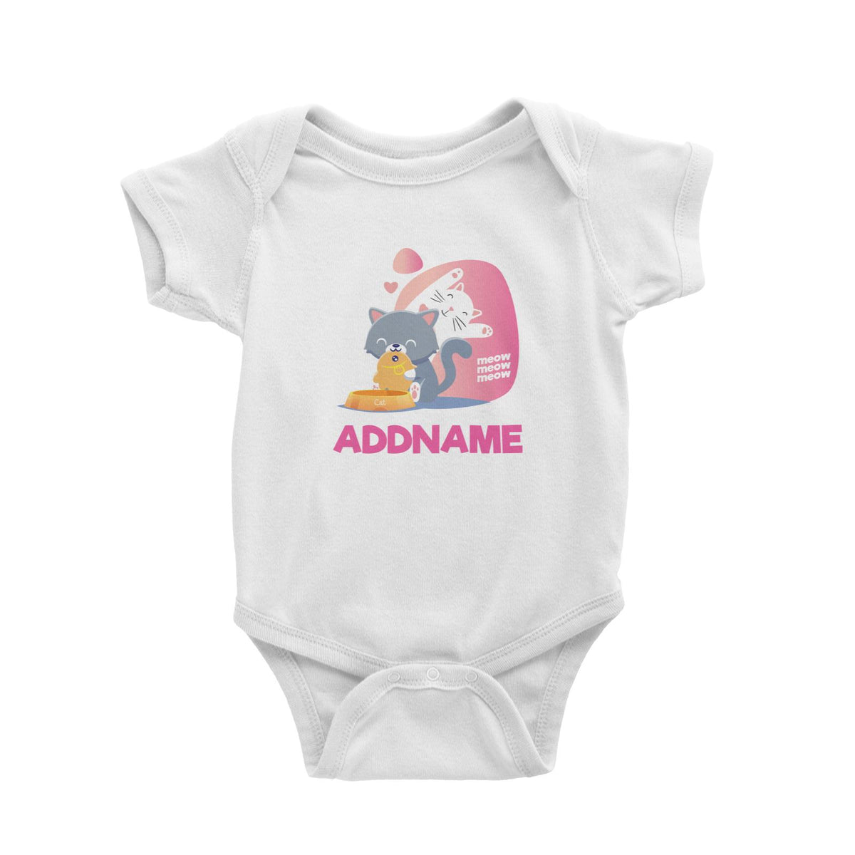 Cute Cat  Baby Romper