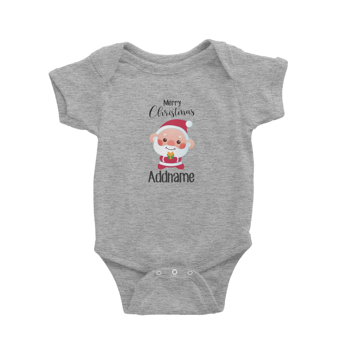 Christmas Cute Grandpa Santa Merry Christmas Baby Romper