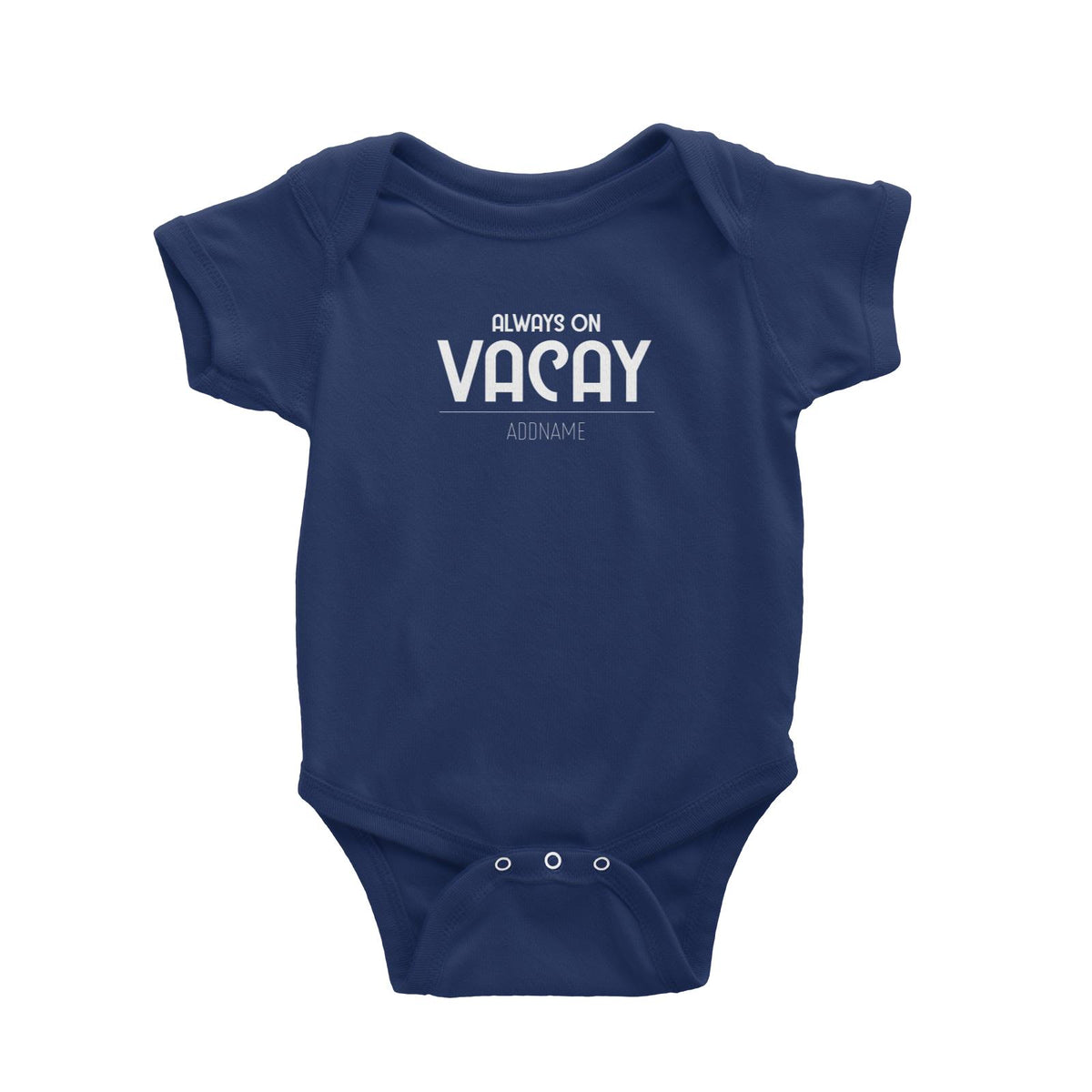 Always On Vacay Baby Romper