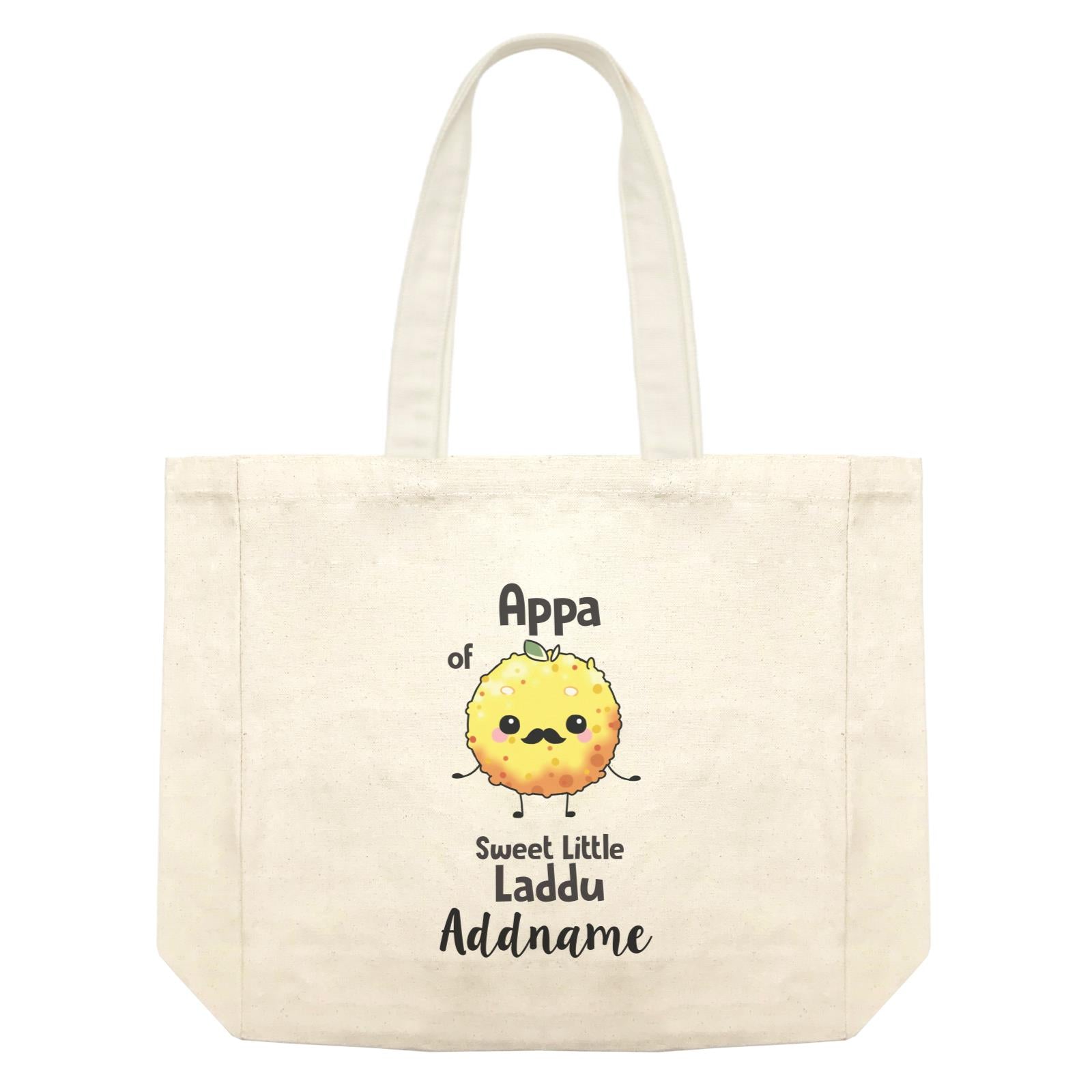 Deepavali Cute Appa Laddu Addname Shopping Bag
