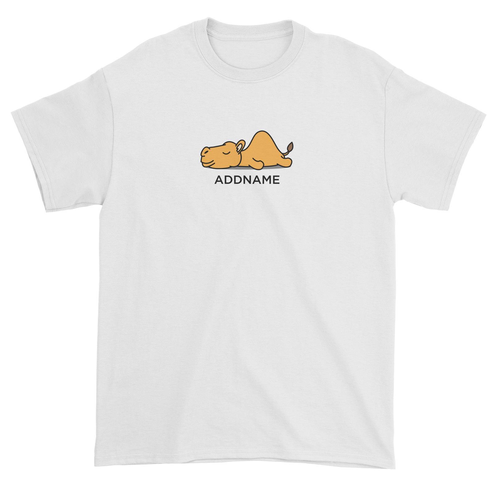 Lazy Camel Addname Unisex T-Shirt