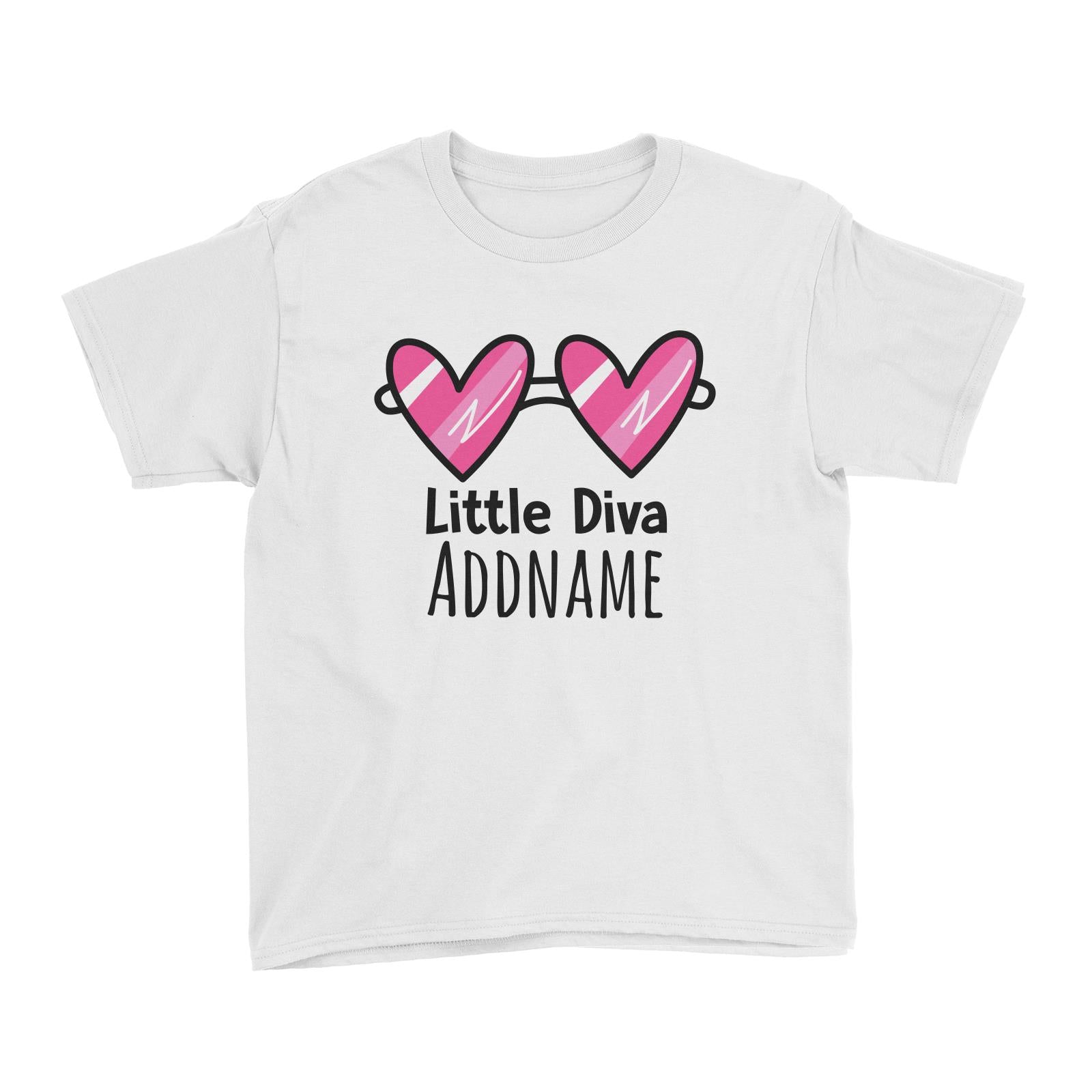 Drawn Baby Elements Little Diva Addname Kid's T-Shirt