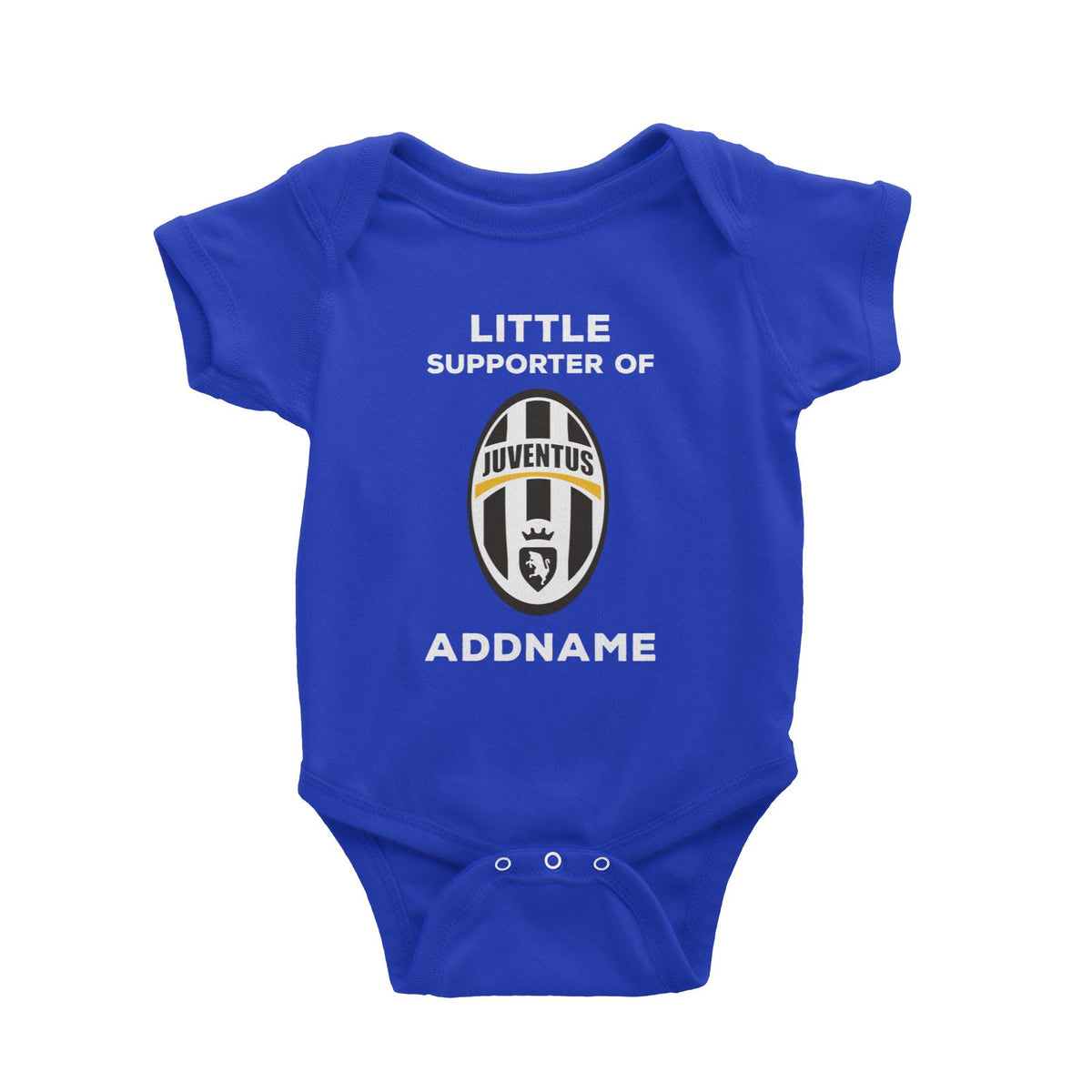 Juventus FC Little Supporter Personalizable with Name Baby Romper