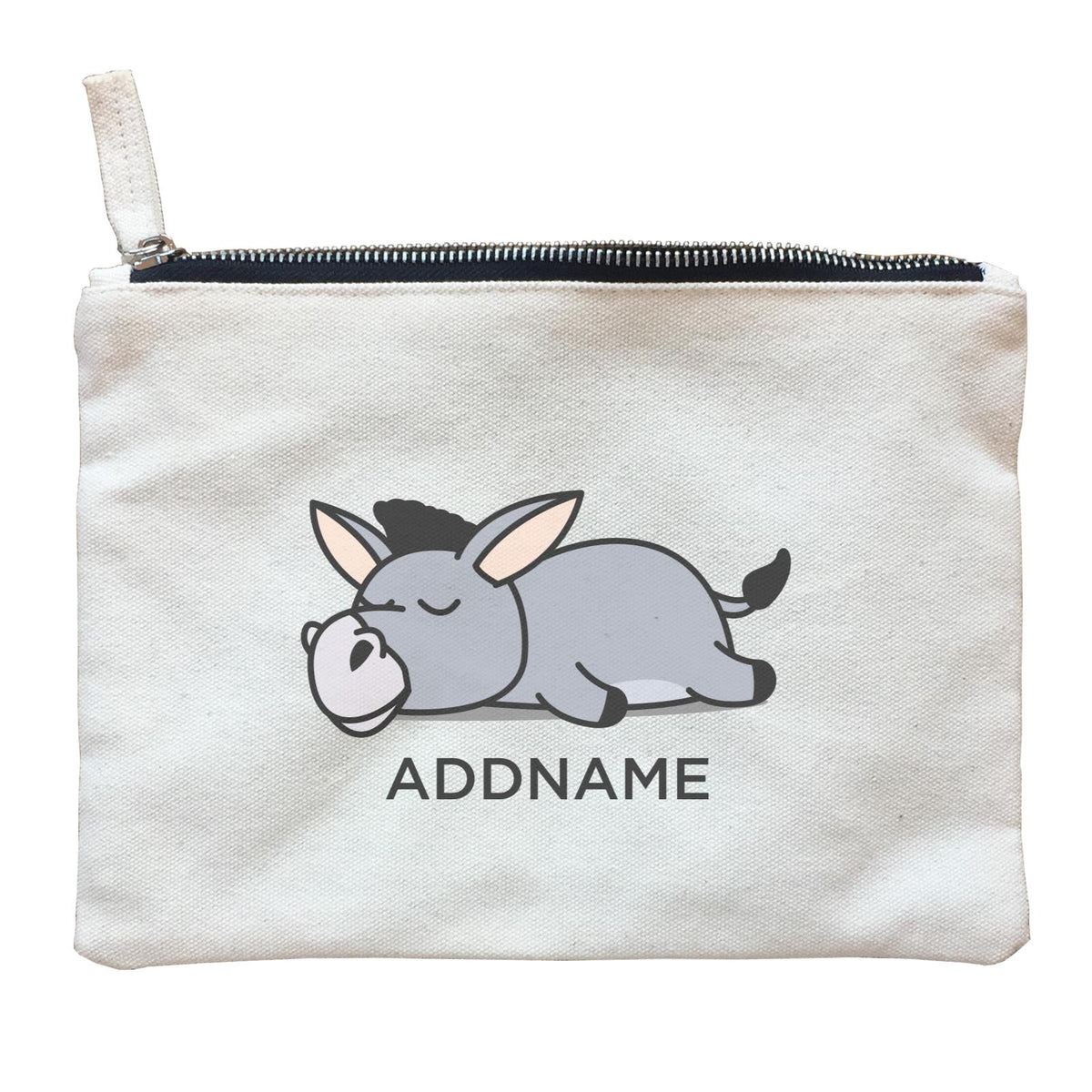 Lazy Donkey Addname Zipper Pouch