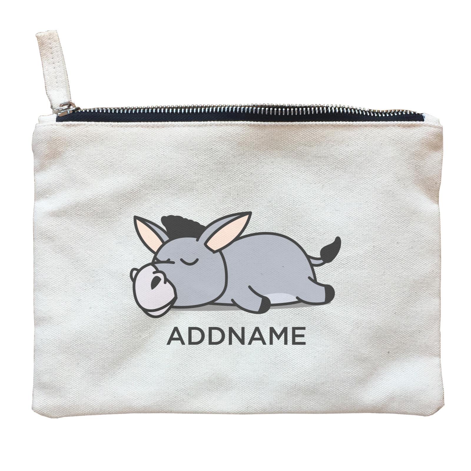 Lazy Donkey Addname Zipper Pouch