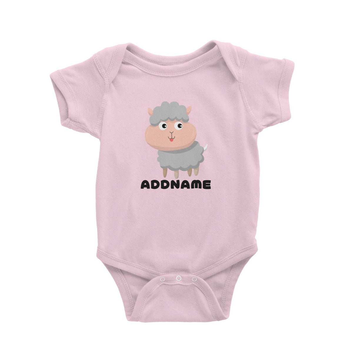 Farm Sheep Addname Baby Romper