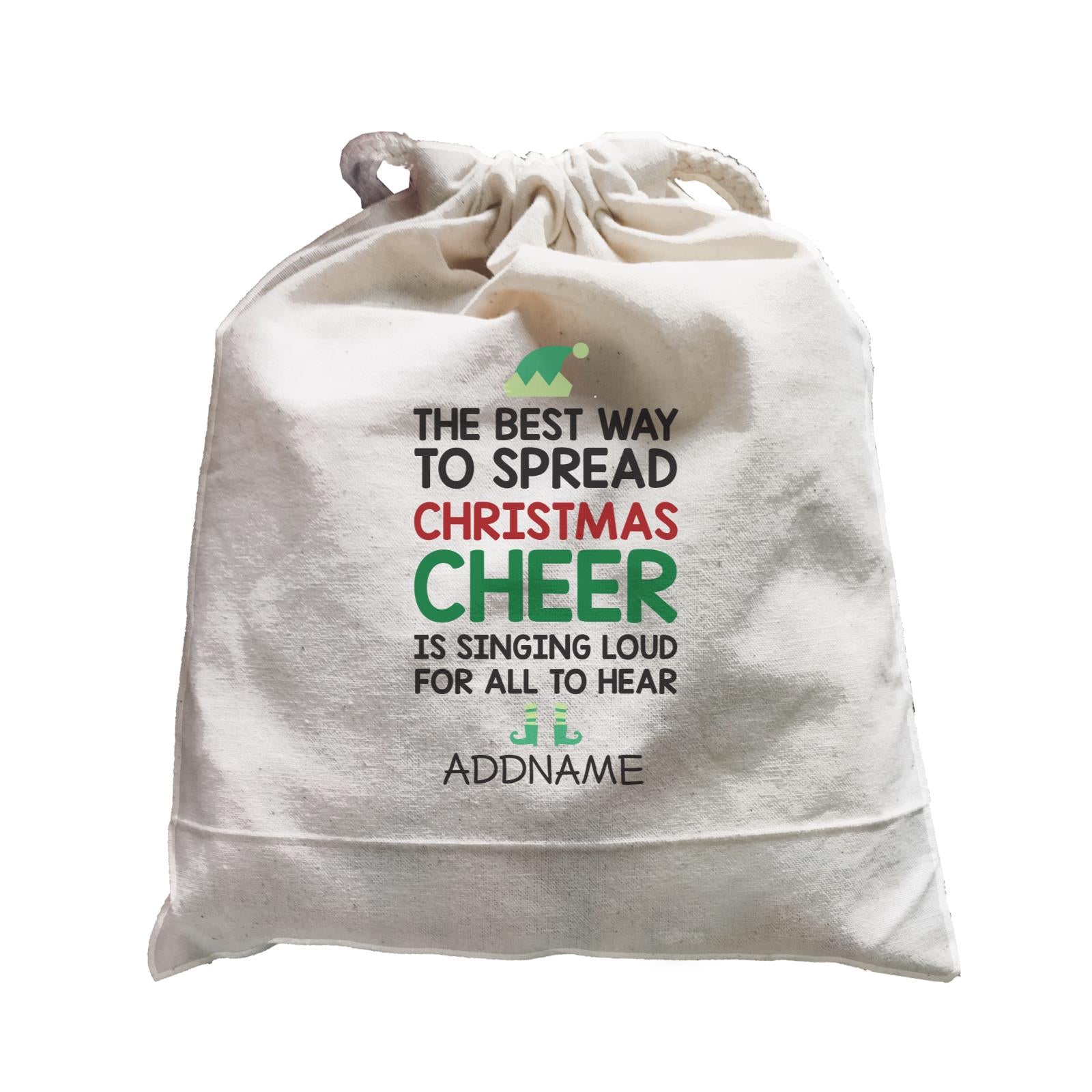 Xmas The Best Way To Spread Christmas Cheer Satchel