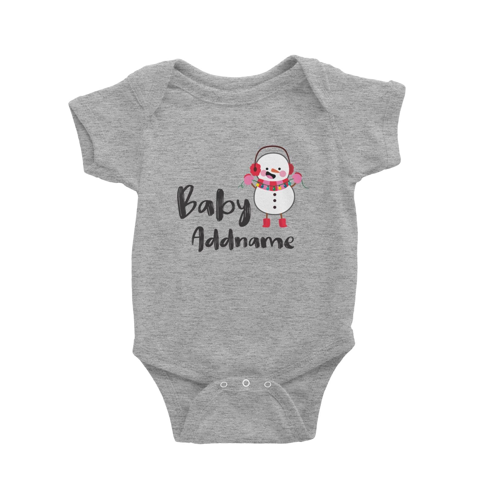 Christmas Series Baby Snowman Baby Romper
