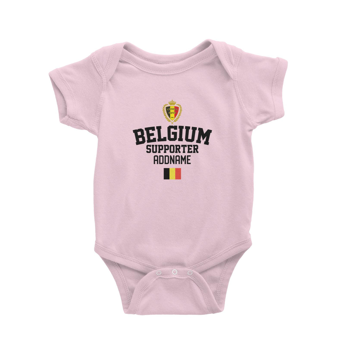 Belgium Supporter World Cup Addname Baby Romper