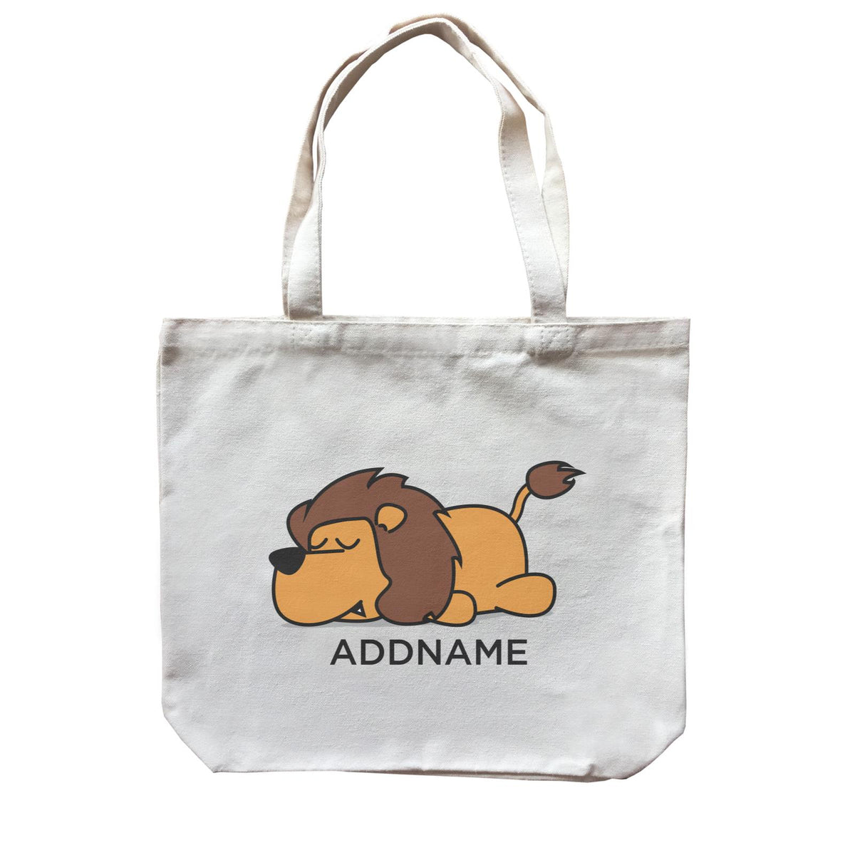 Lazy Lion Addname Canvas Bag