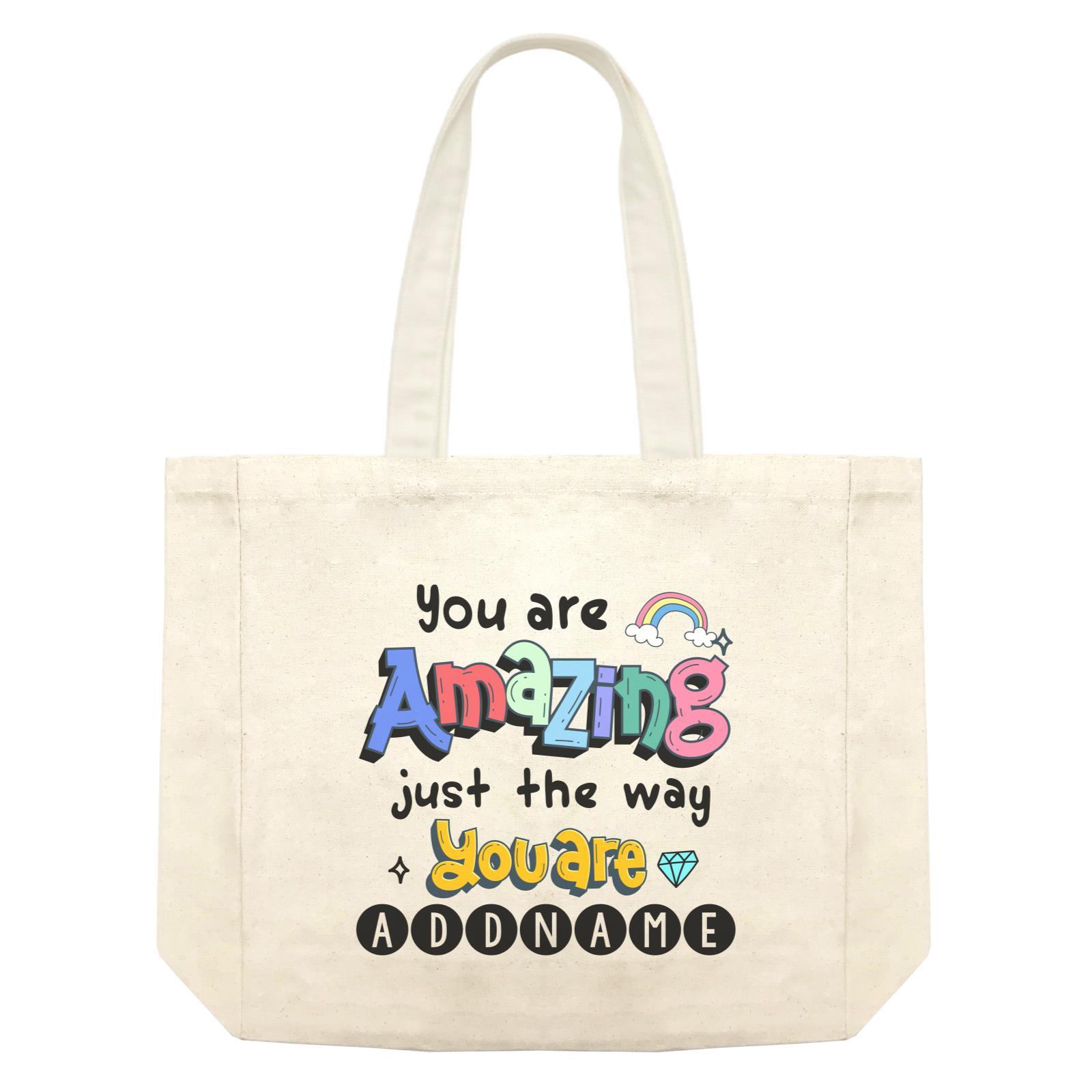 Children's Day Gift Series You Are Amazing Just The Way You Are Addname Shopping Bag
