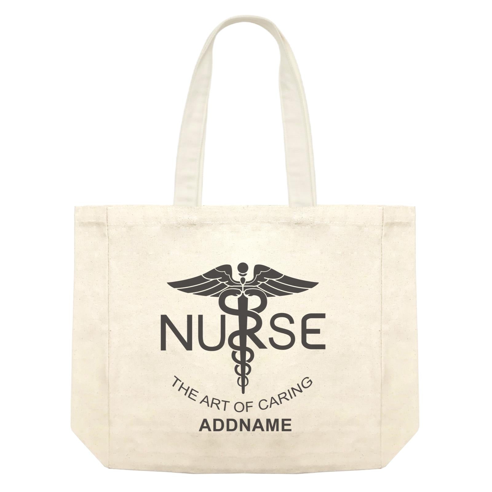 Nurse Quotes The Art Of Caring Addname Shopping Bag