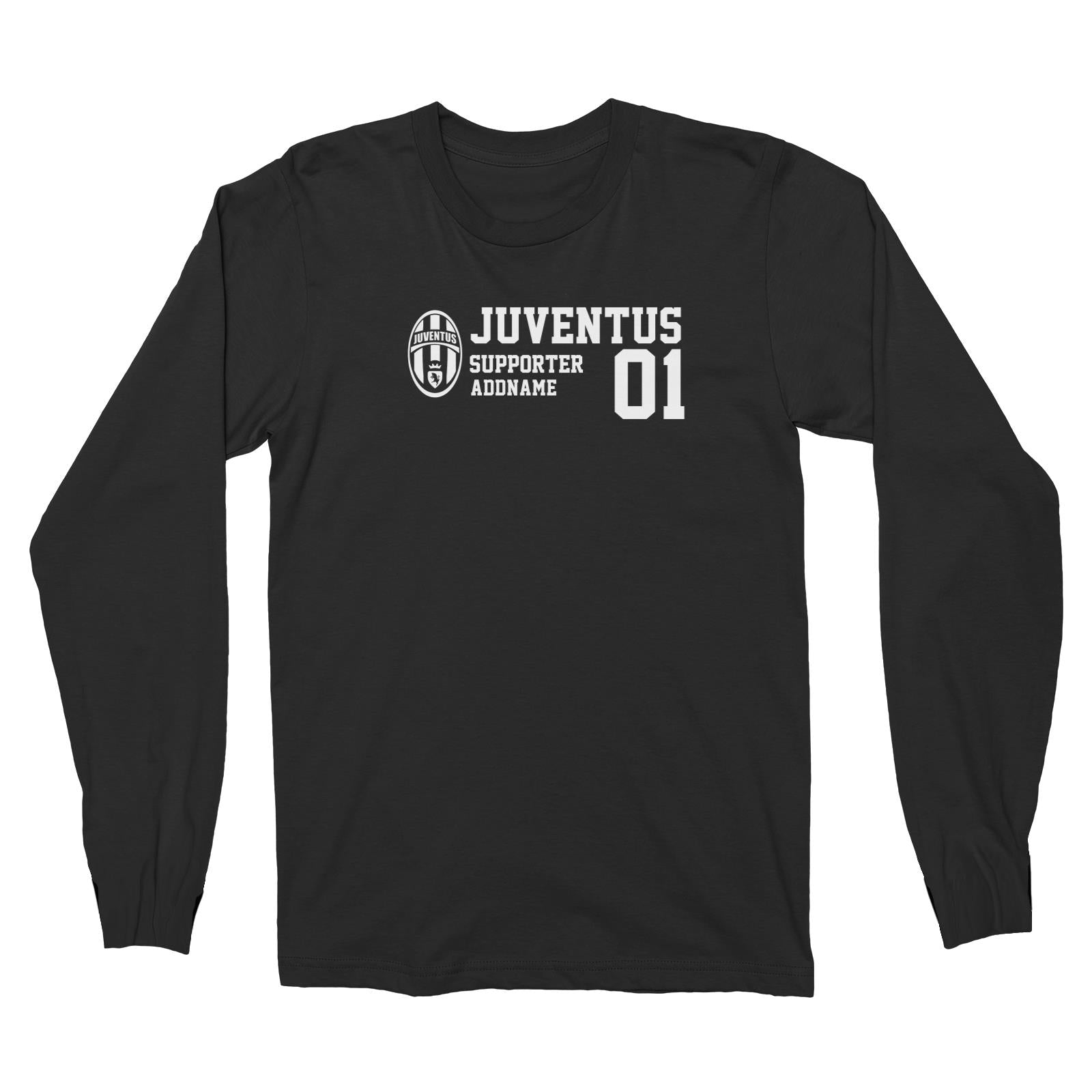 Juventus Football Supporter Addname Long Sleeve Unisex T-Shirt