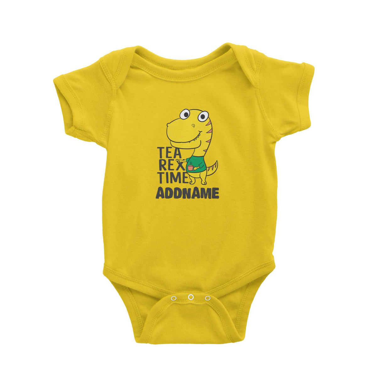 Super Cute Dinosaur Tea Rex Time Baby Romper