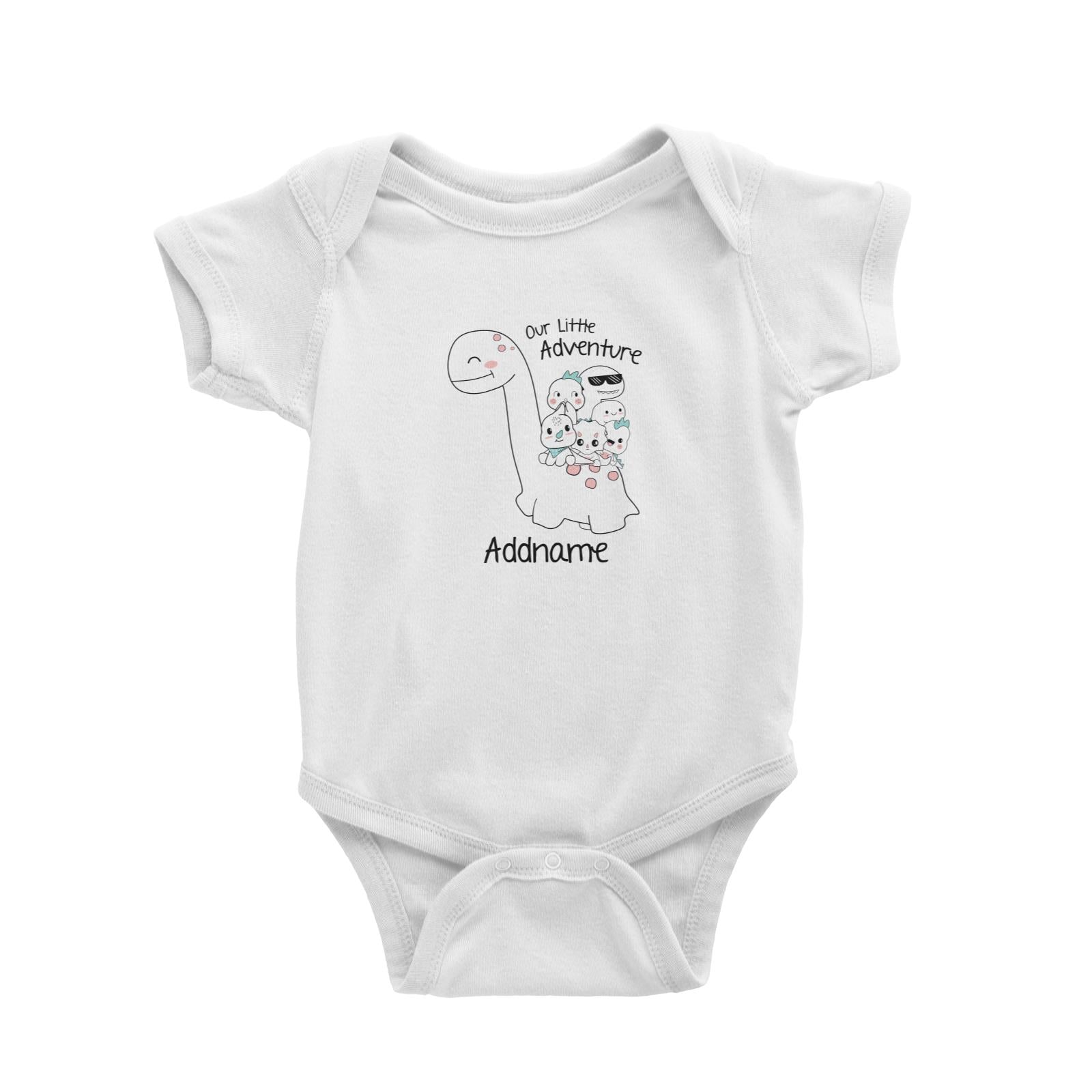 Cute Animals And Friends Series Cute Little Dinosaur Our Little Adventure Addname Baby Romper