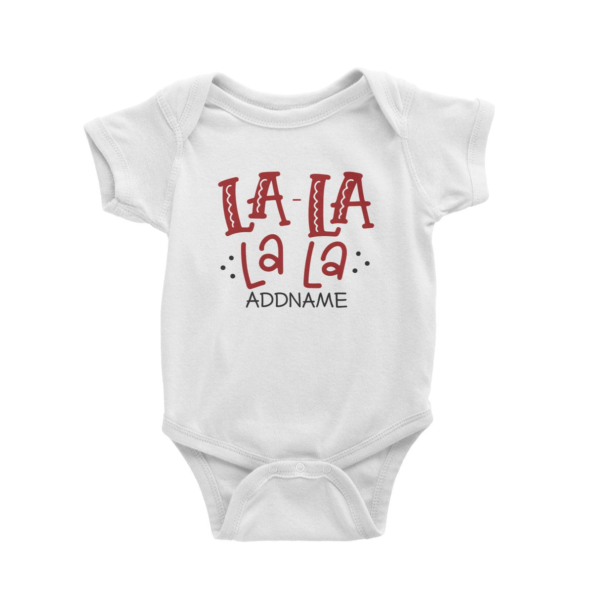 Xmas La-La-La-La Baby Romper