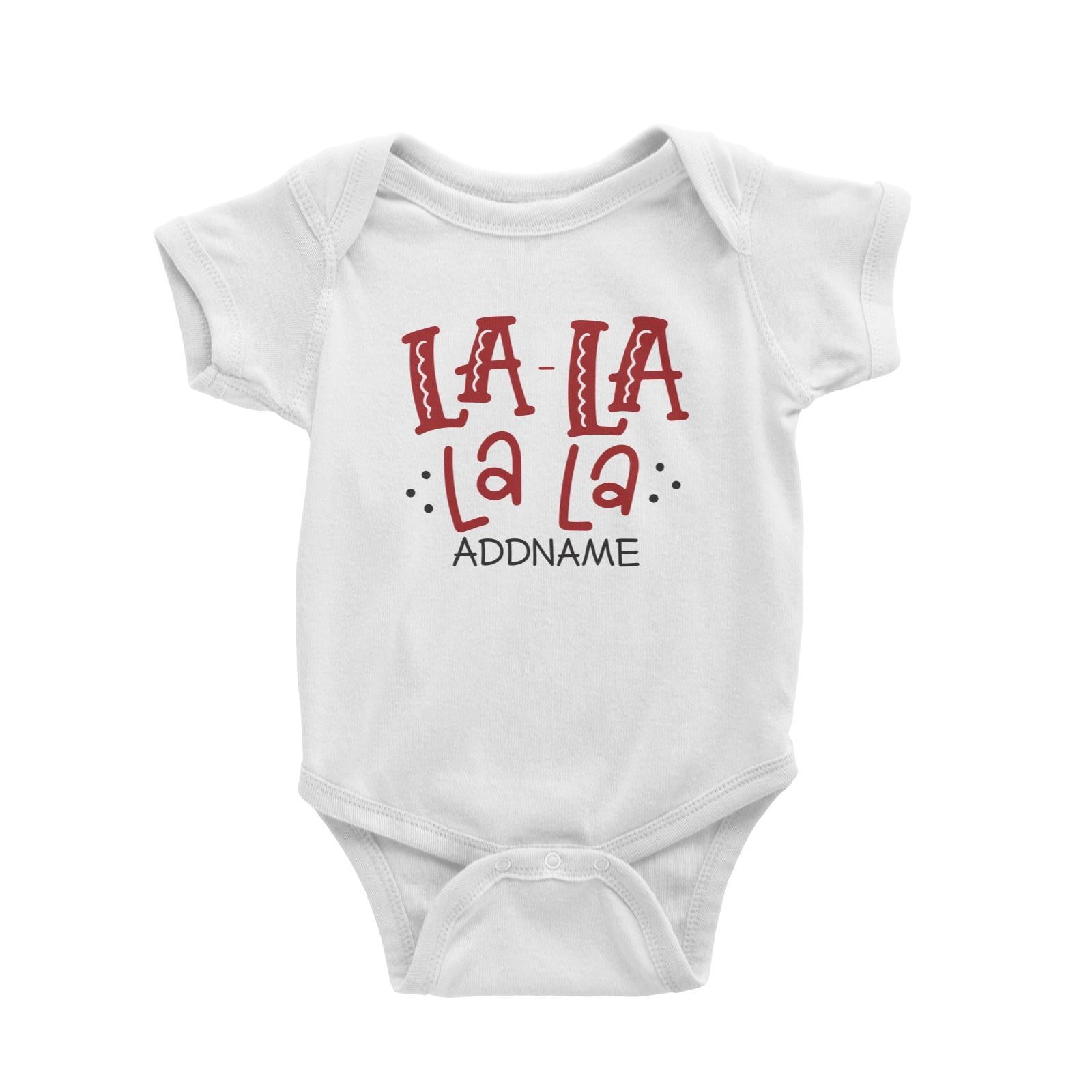 Xmas La-La-La-La Baby Romper
